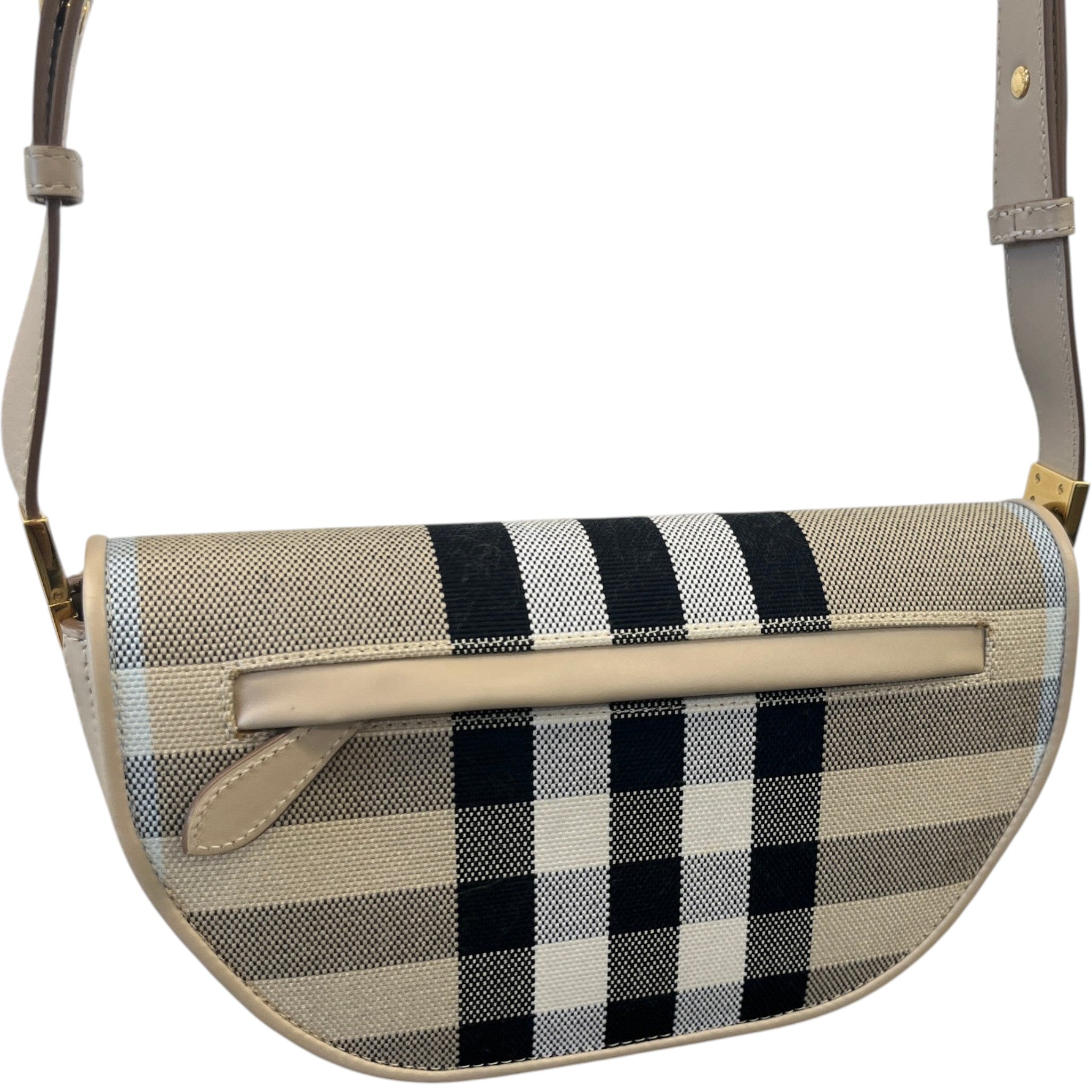 Women's Check Olympia Bag Beige