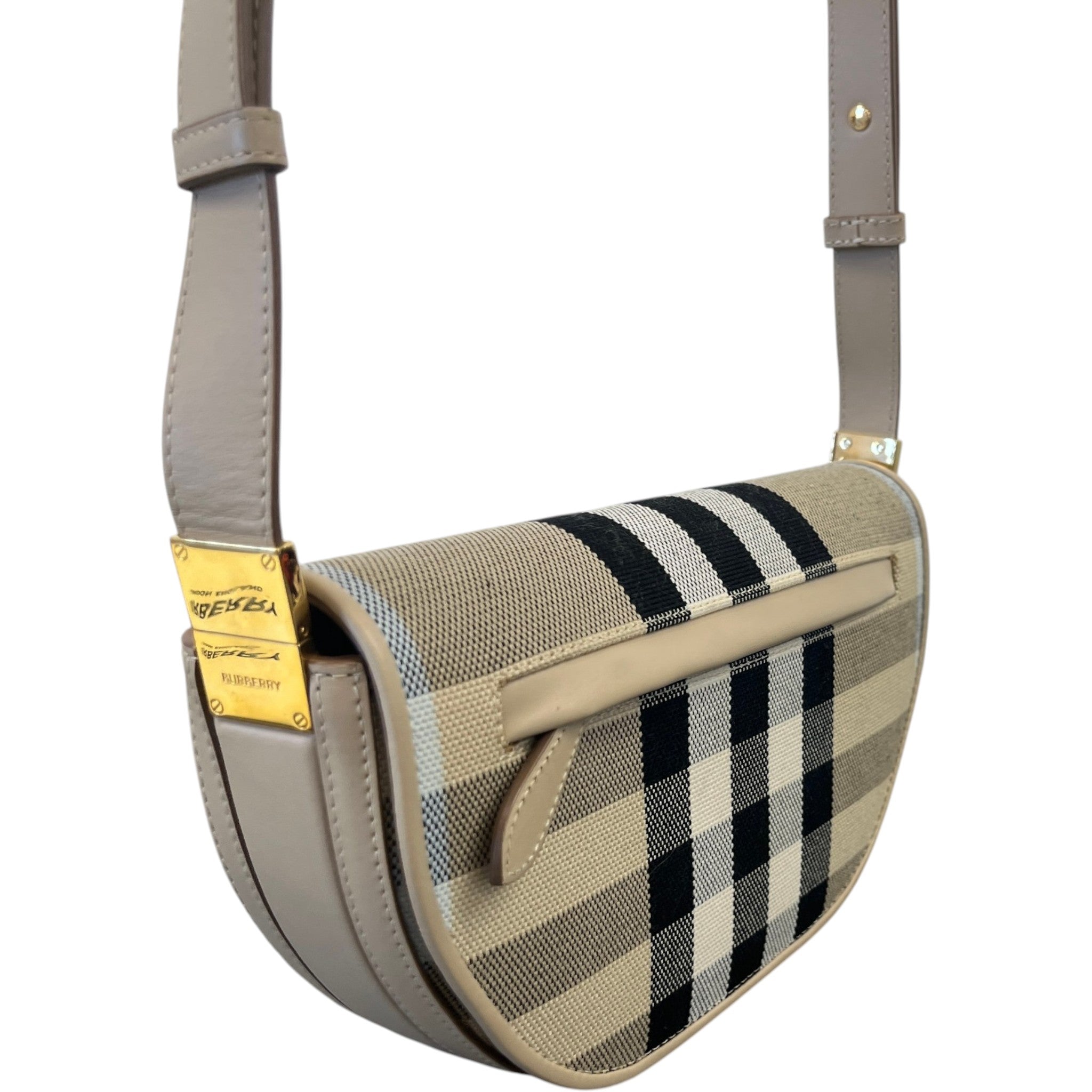 Women's Check Olympia Bag Beige