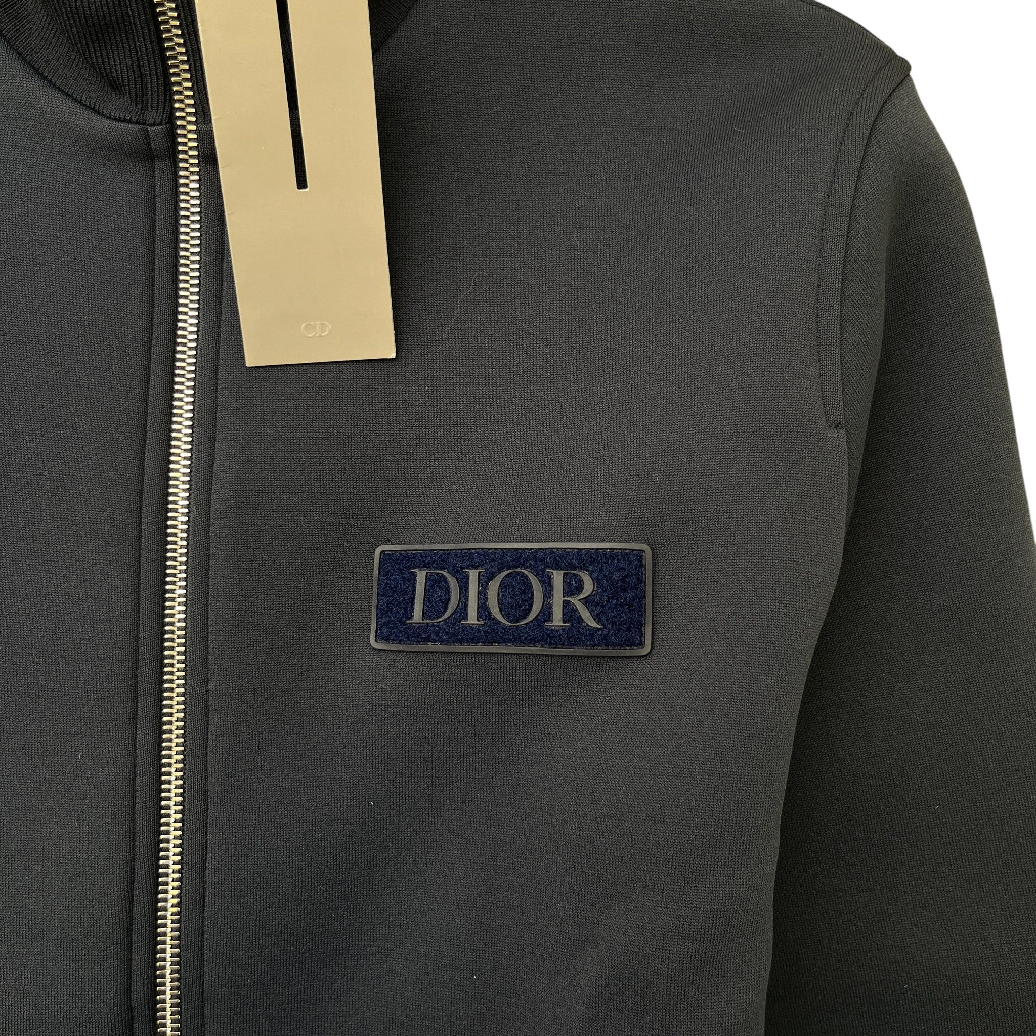 Men's Technical Fabric Track Jacket Navy Size XS