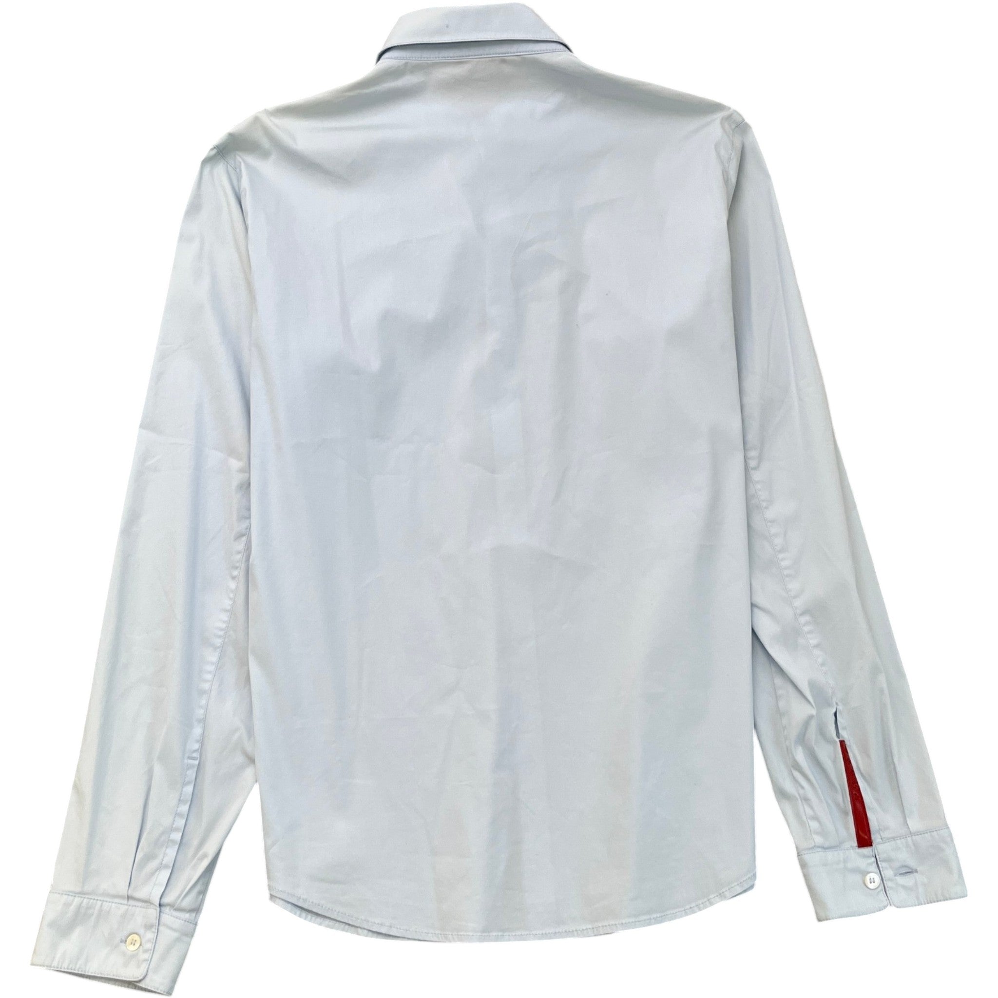 Men's Lina Rossa Long Sleeve Shirt Blue Size M