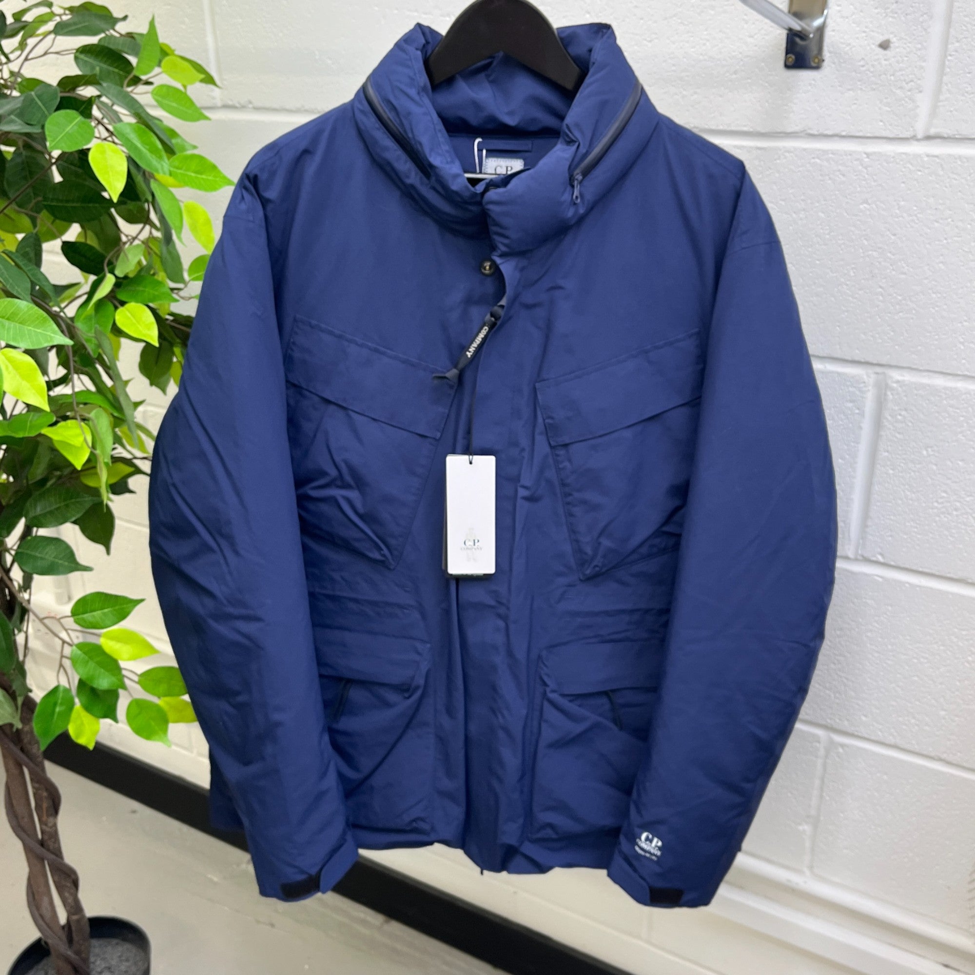 Men's Micro-M Field Down Jacket Navy Size IT 58 / XXXXL