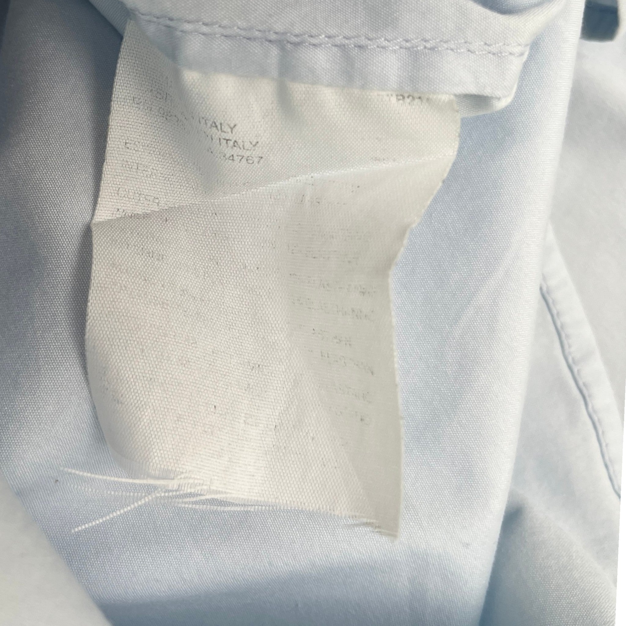 Men's Lina Rossa Long Sleeve Shirt Blue Size M
