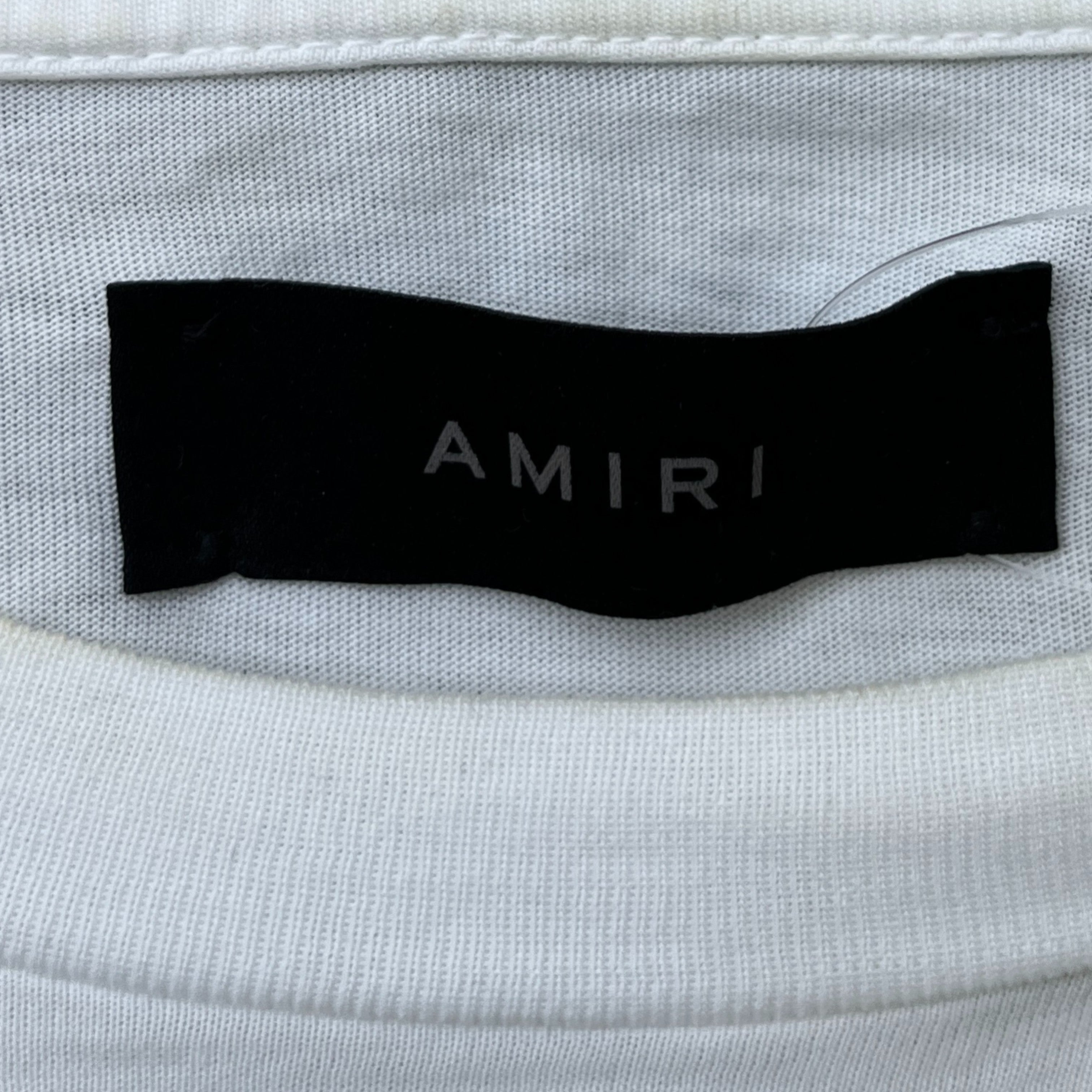 Men's Ma Paisley Logo Print T-Shirt White Size M