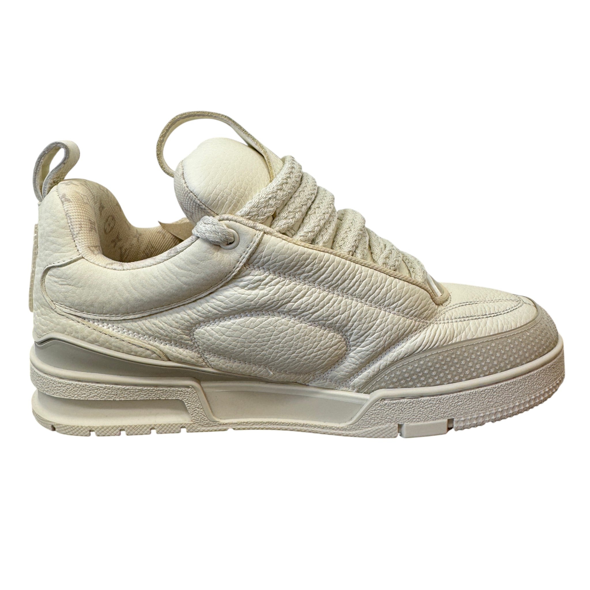Men's Lv Skate Low Trainers White Size EU 41 / UK 7
