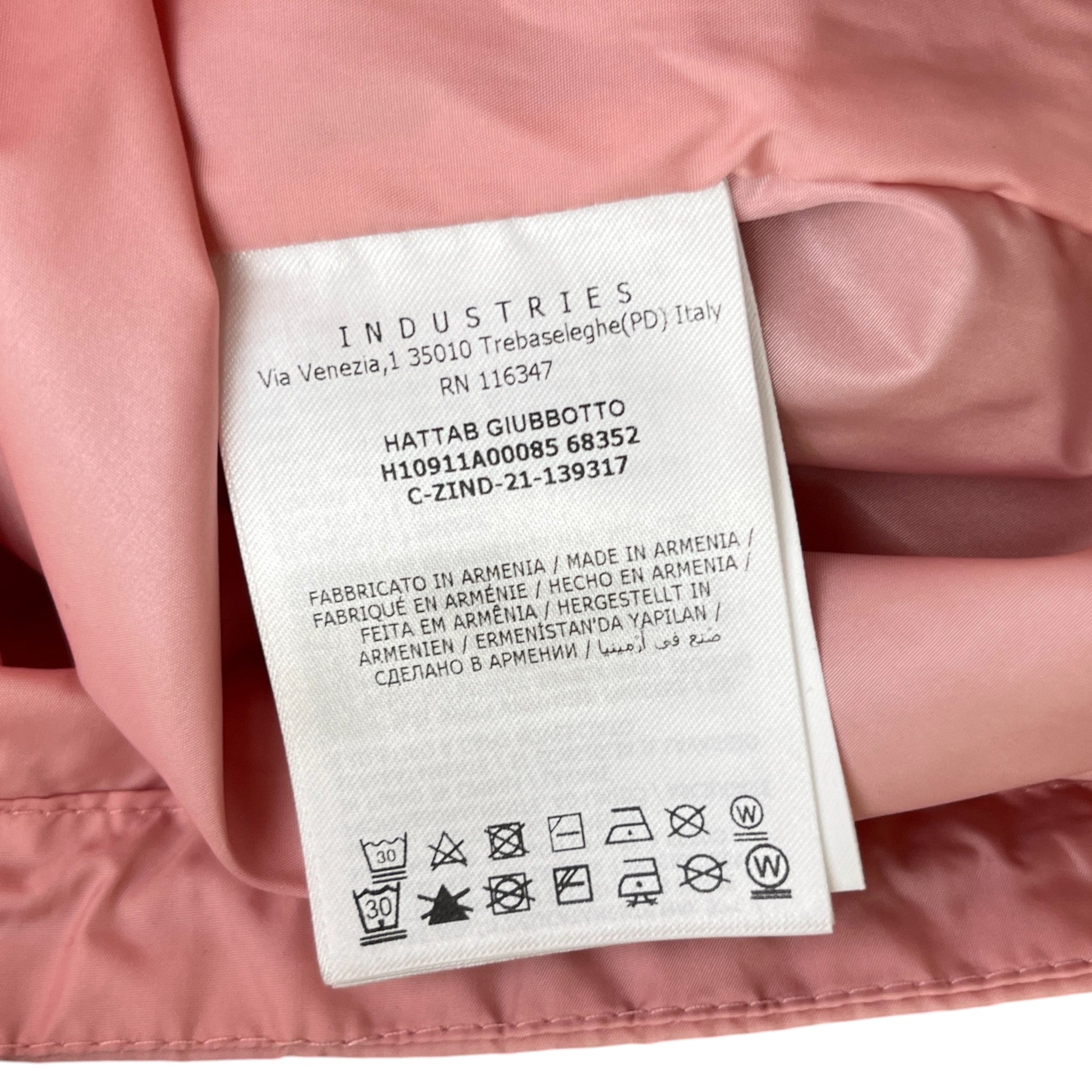 Men's Hattab Windbreaker Pink Size 4 / XL