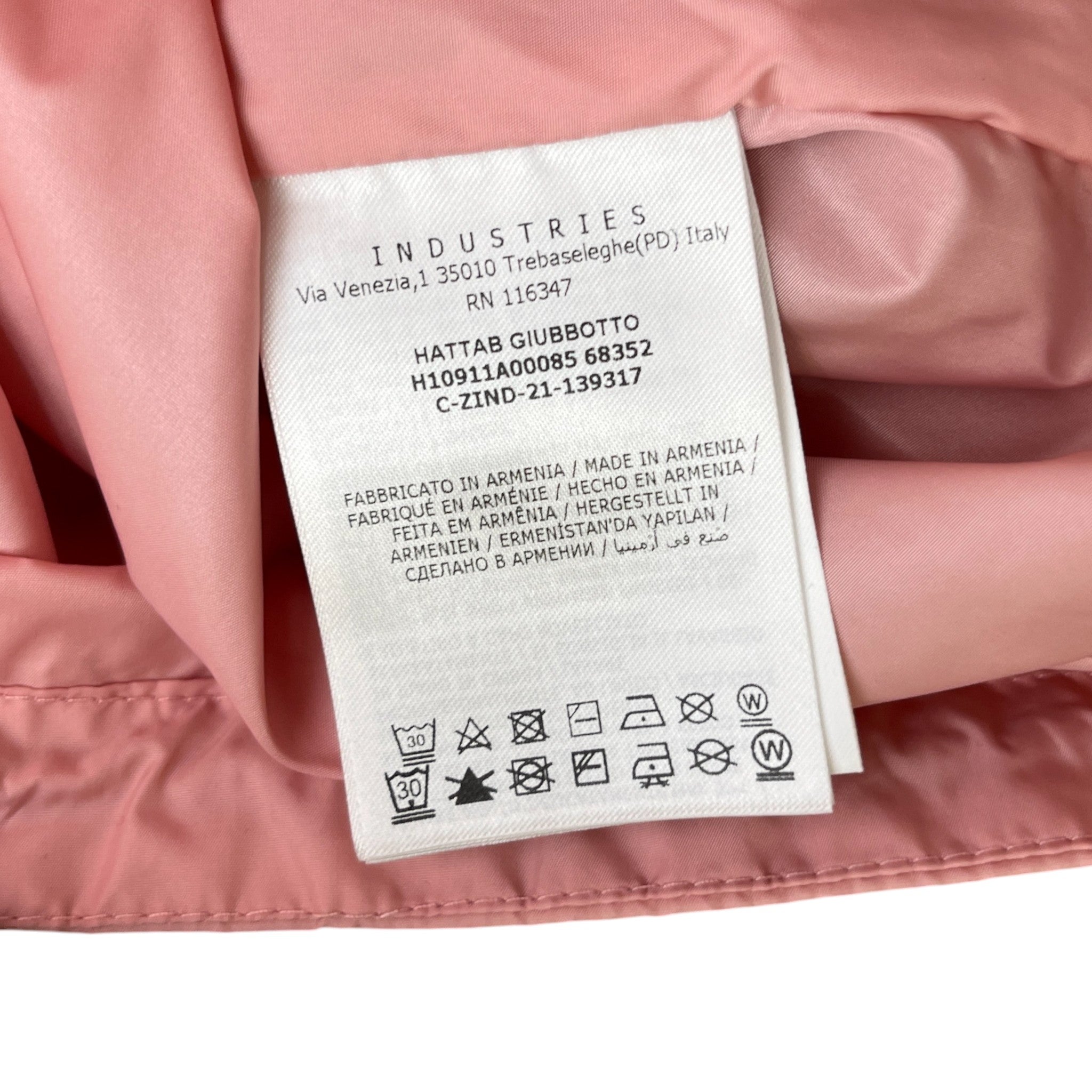 Men's Hattab Windbreaker Pink Size 5 / XXL