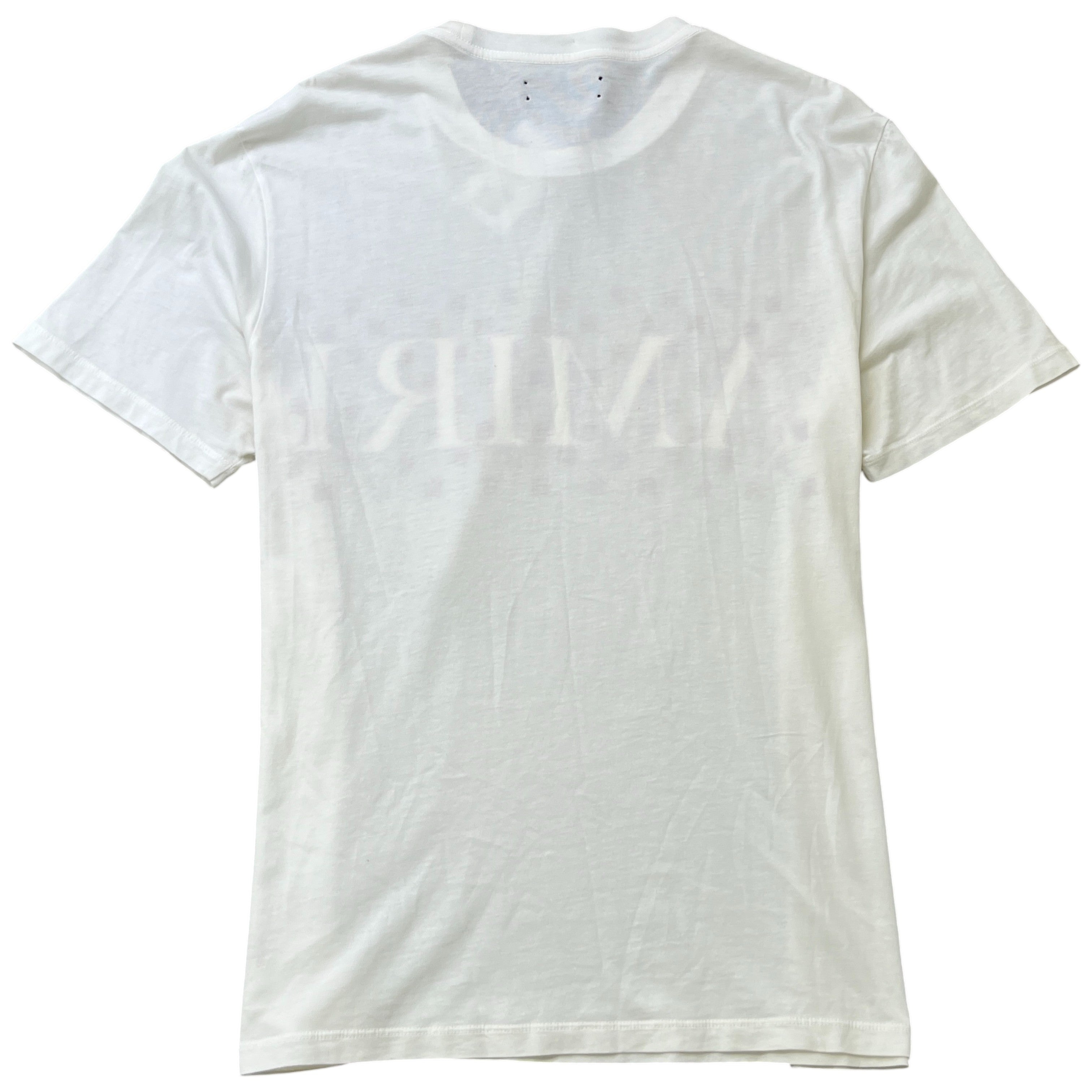 Men's Ma Paisley Logo Print T-Shirt White Size M