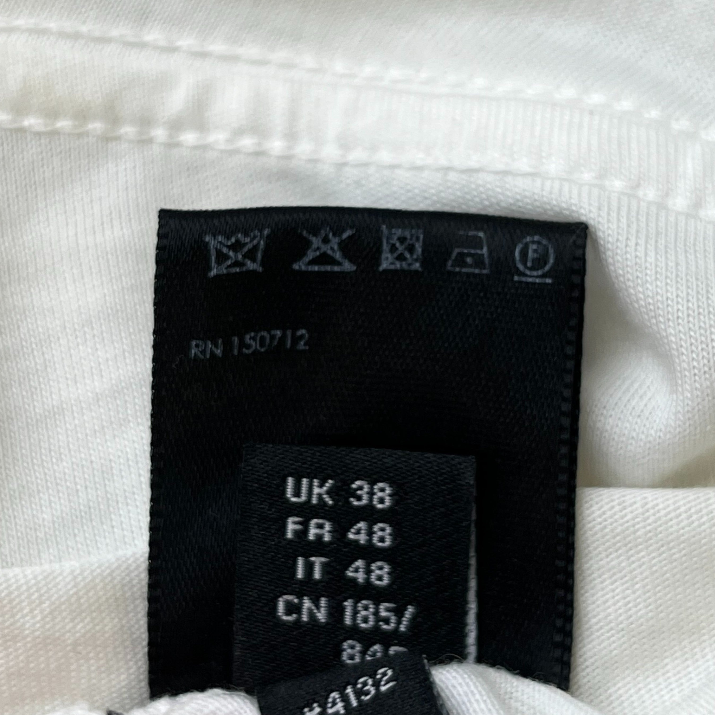 Men's Ma Paisley Logo Print T-Shirt White Size M