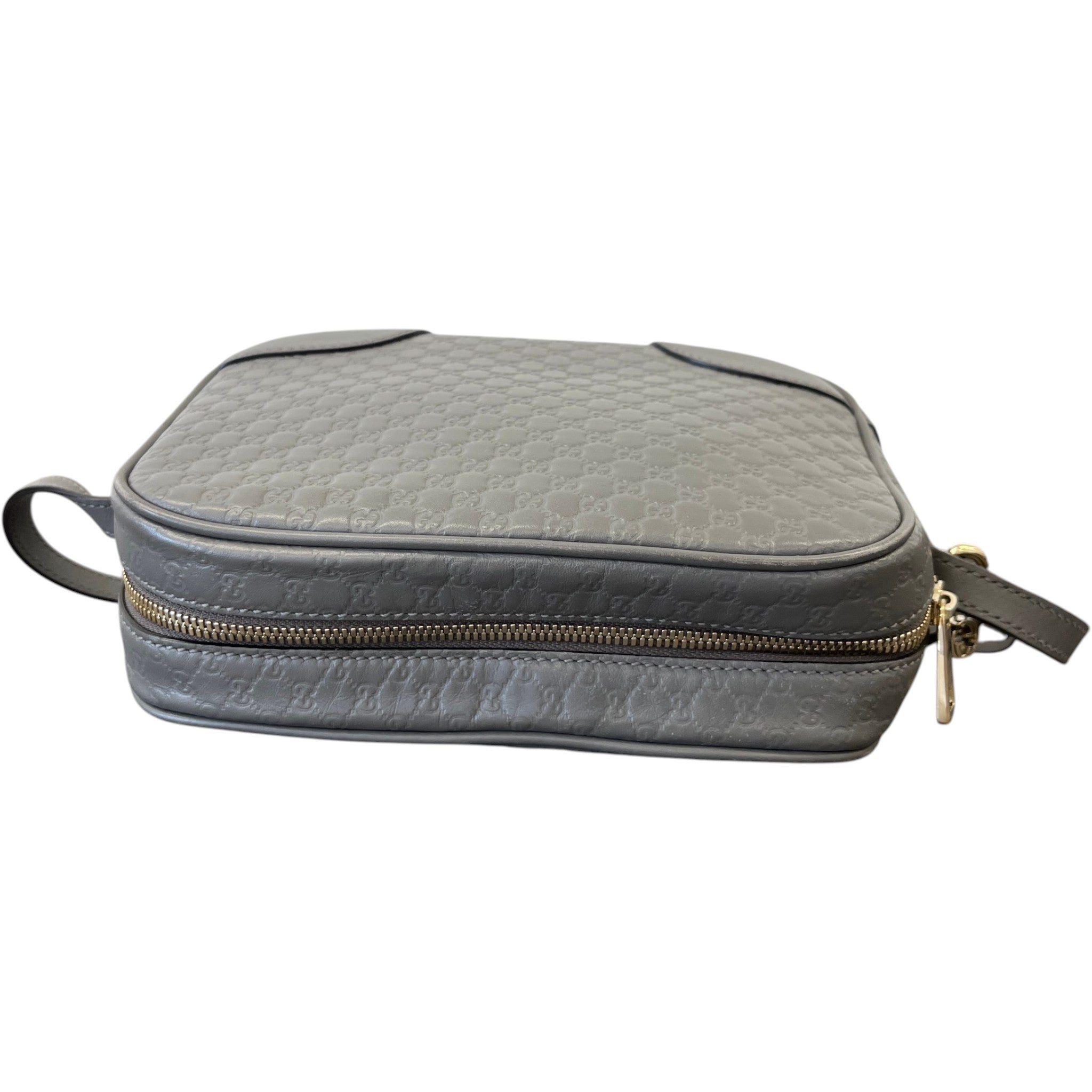 Women's Microguccissima Bree Messenger Bag Grey