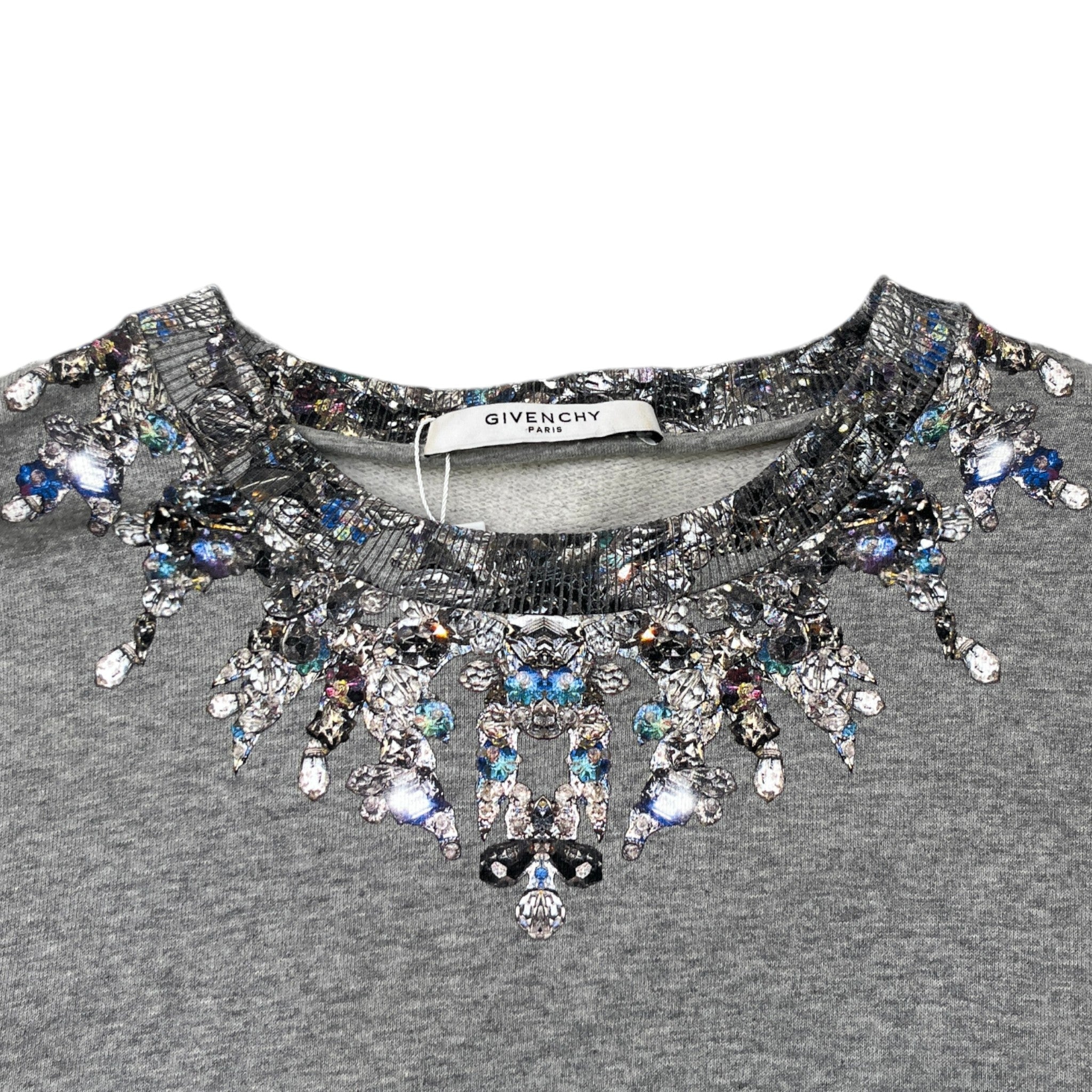 Men's Diamond Jumper Grey Size XL