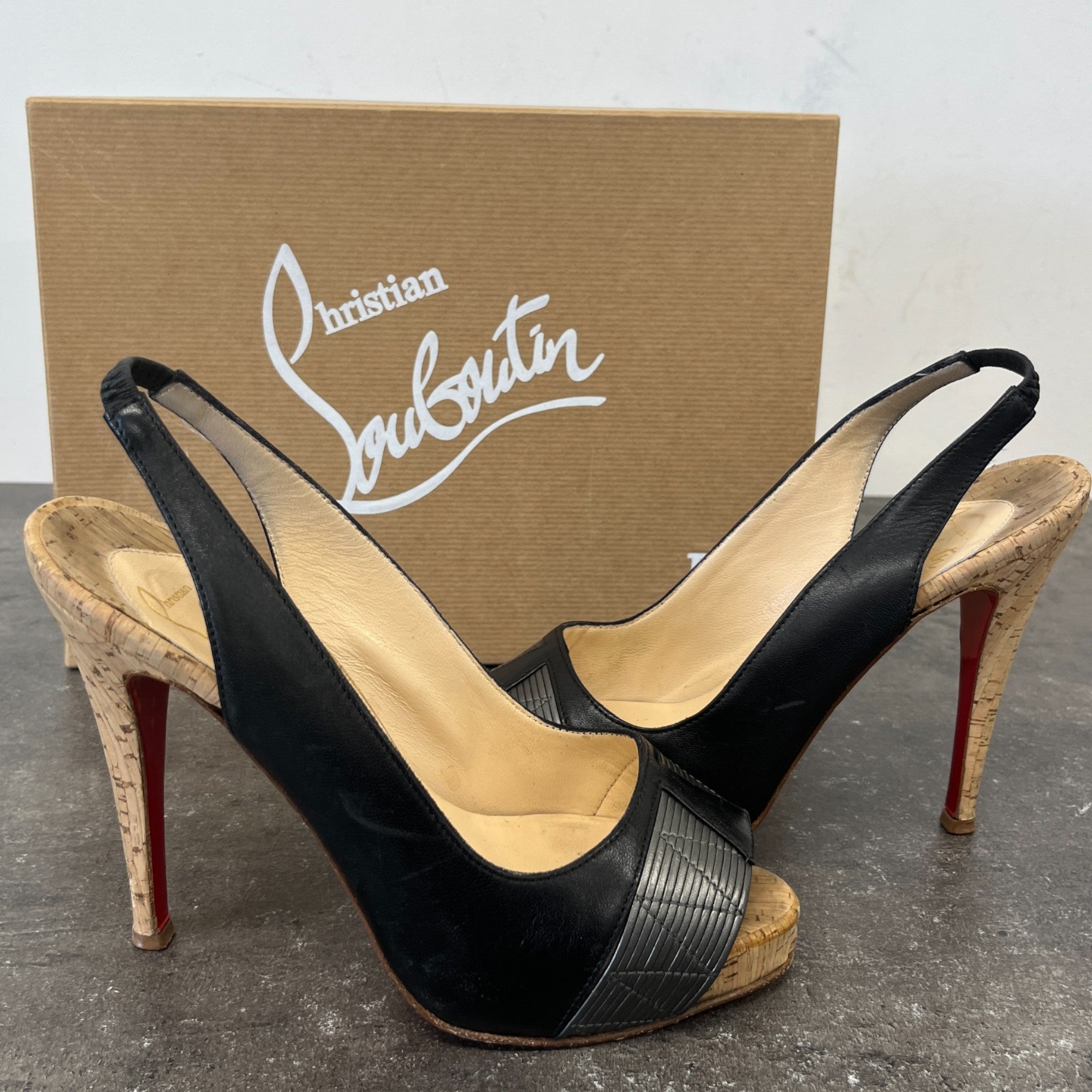 Women's Femme Moyen Empire Heels Black Size EU 36 / UK 3