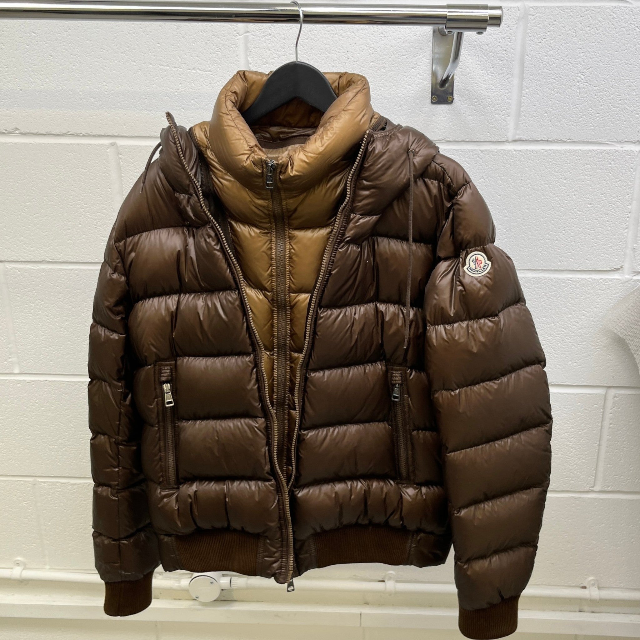 Men's Marque Down Jacket Brown Size 5 / XXL