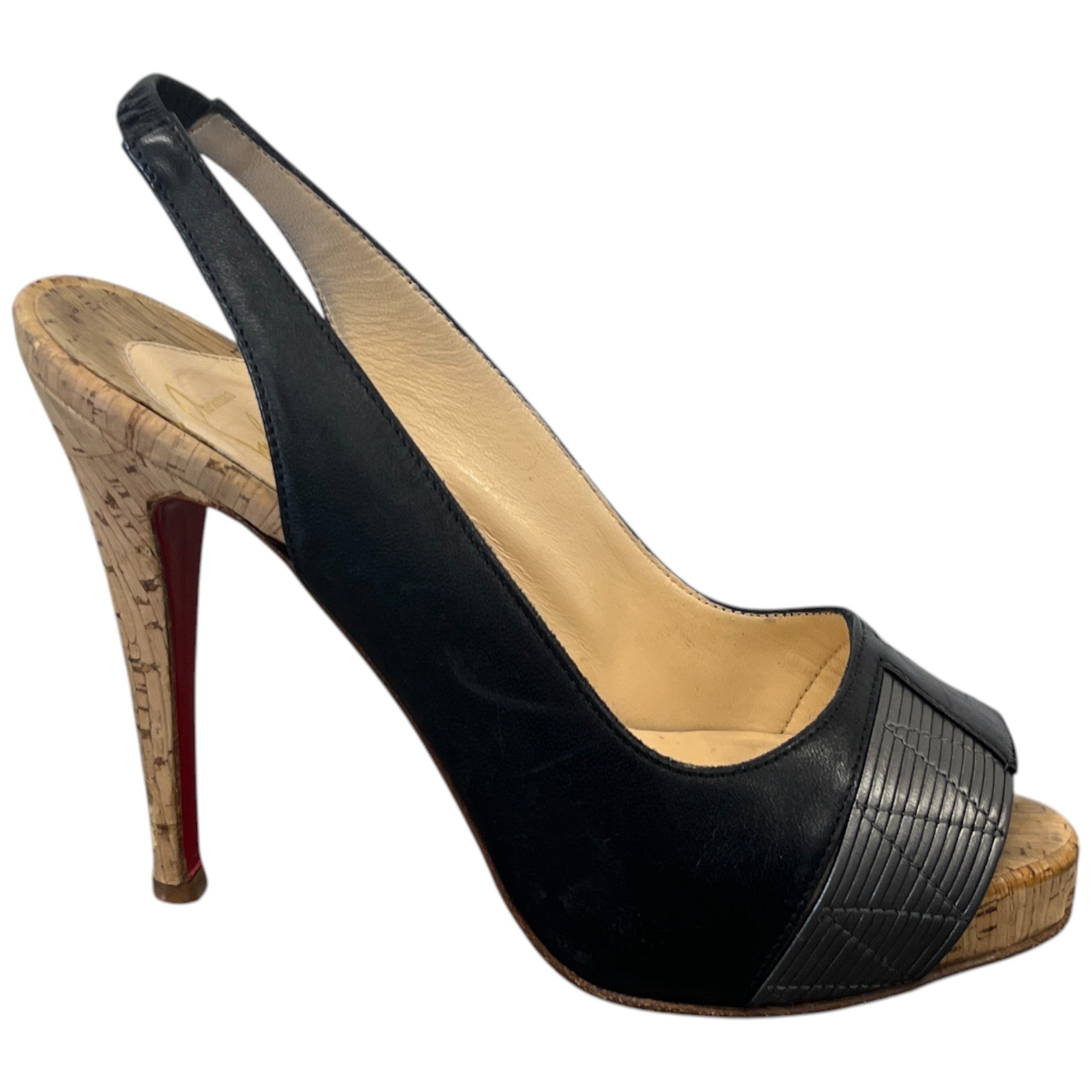 Women's Femme Moyen Empire Heels Black Size EU 36 / UK 3