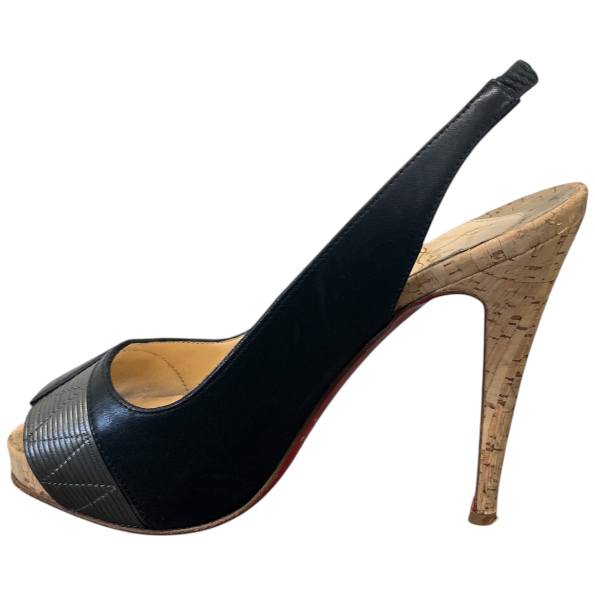 Women's Femme Moyen Empire Heels Black Size EU 36 / UK 3