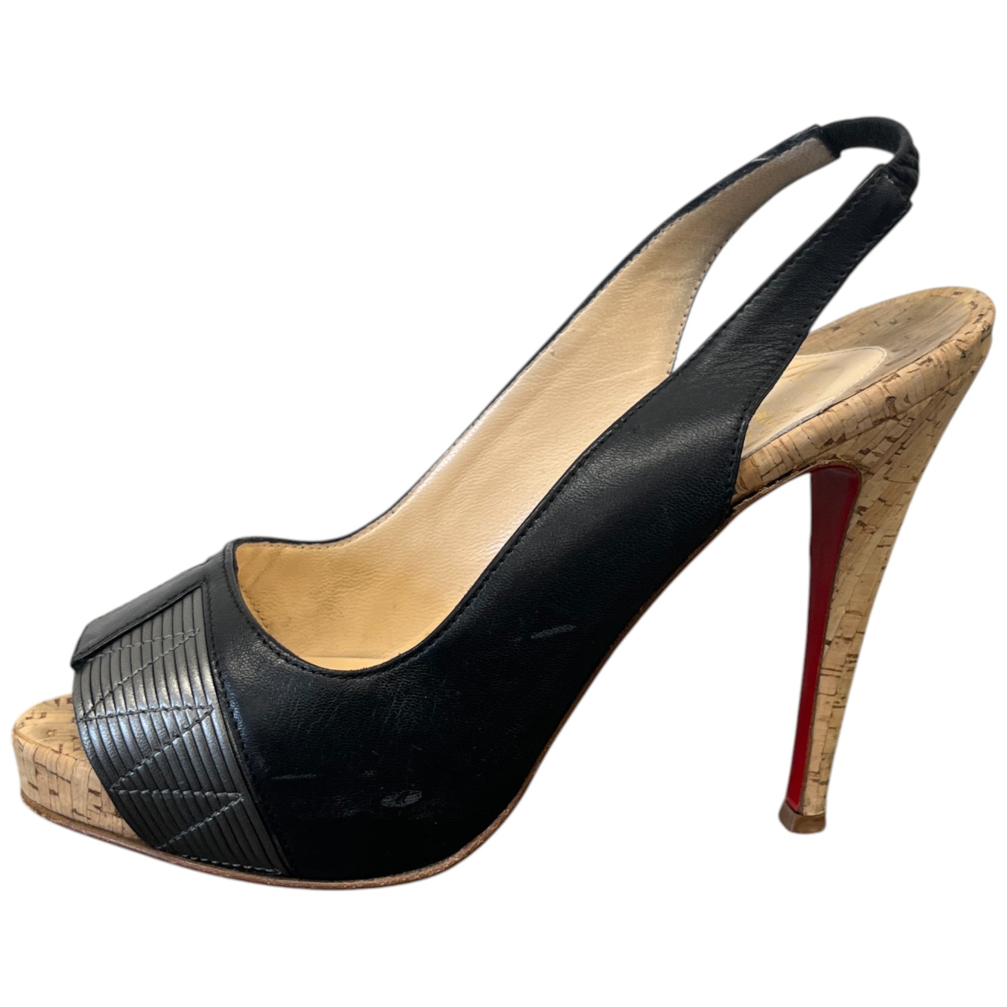 Women's Femme Moyen Empire Heels Black Size EU 36 / UK 3