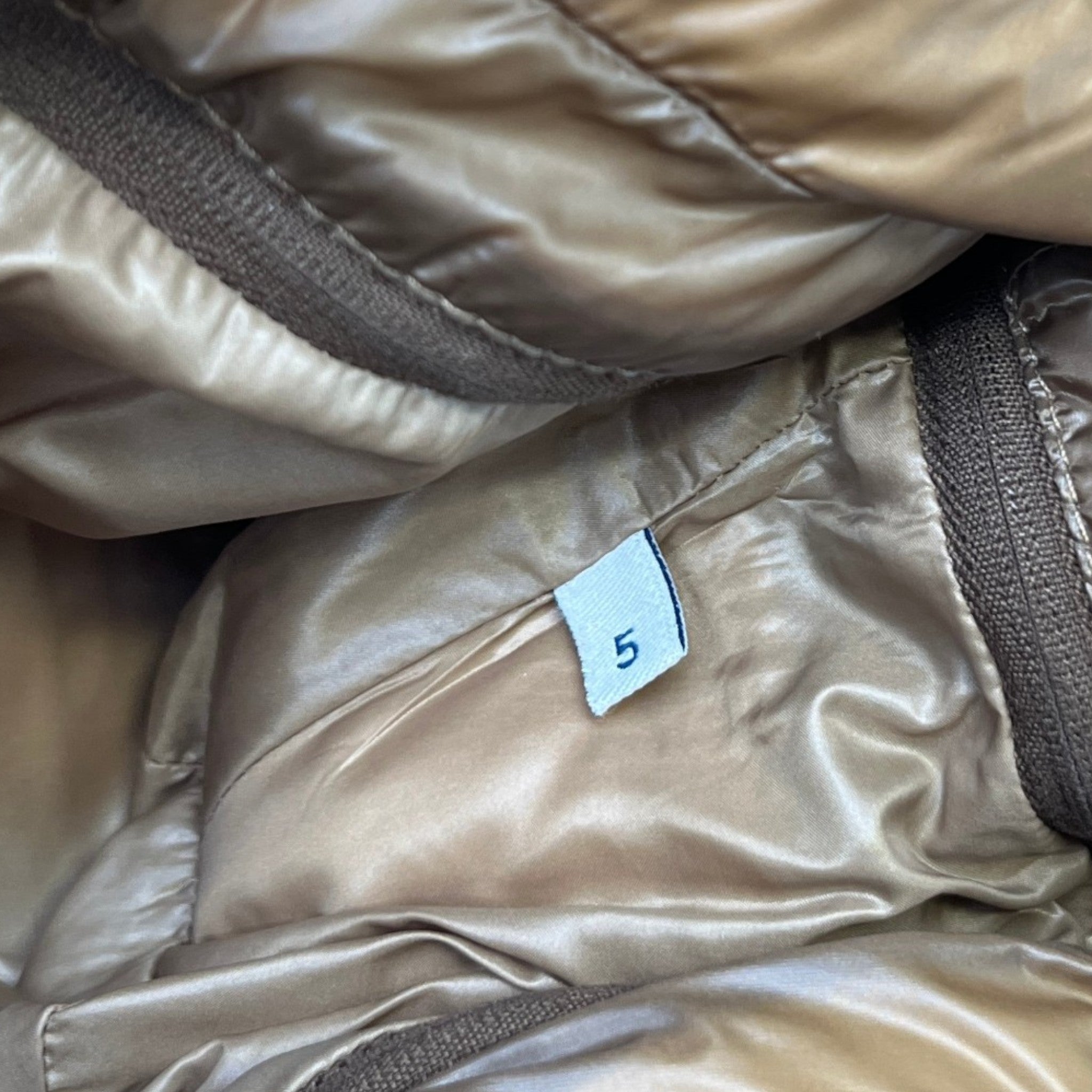 Men's Marque Down Jacket Brown Size 5 / XXL