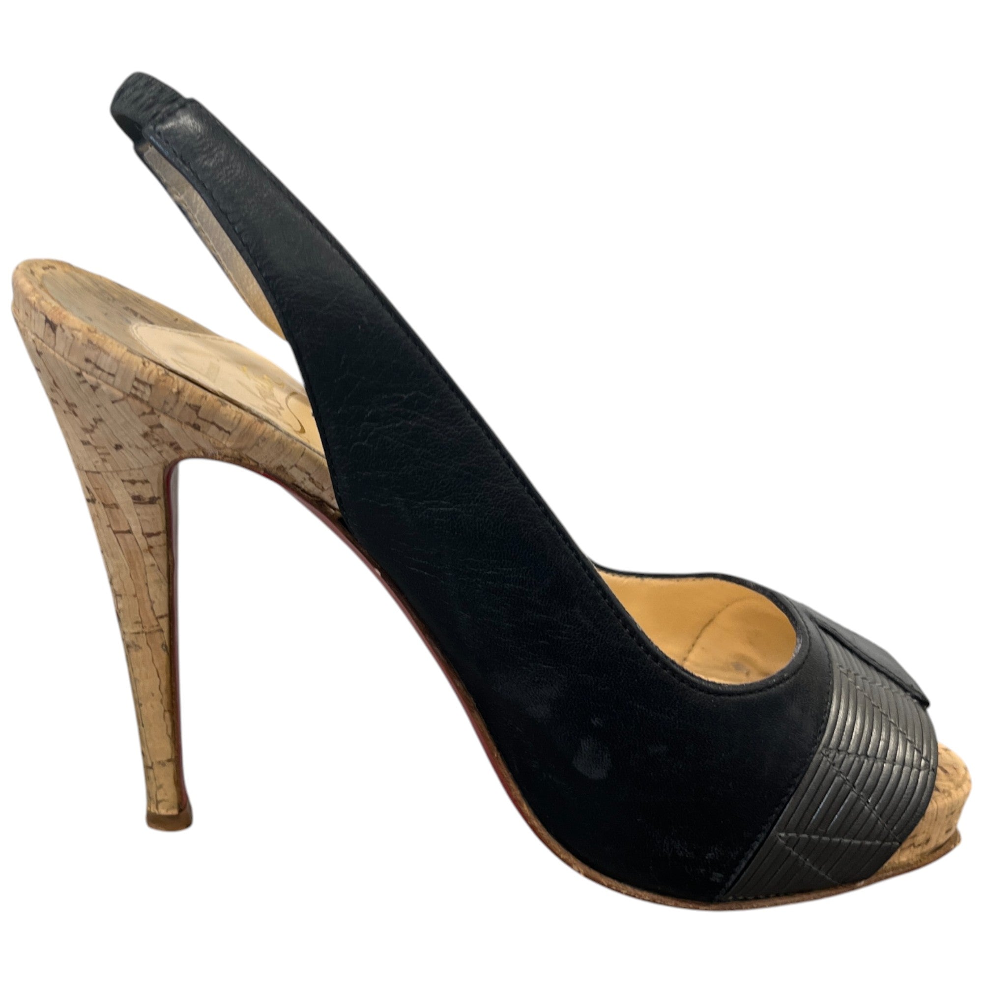 Women's Femme Moyen Empire Heels Black Size EU 36 / UK 3