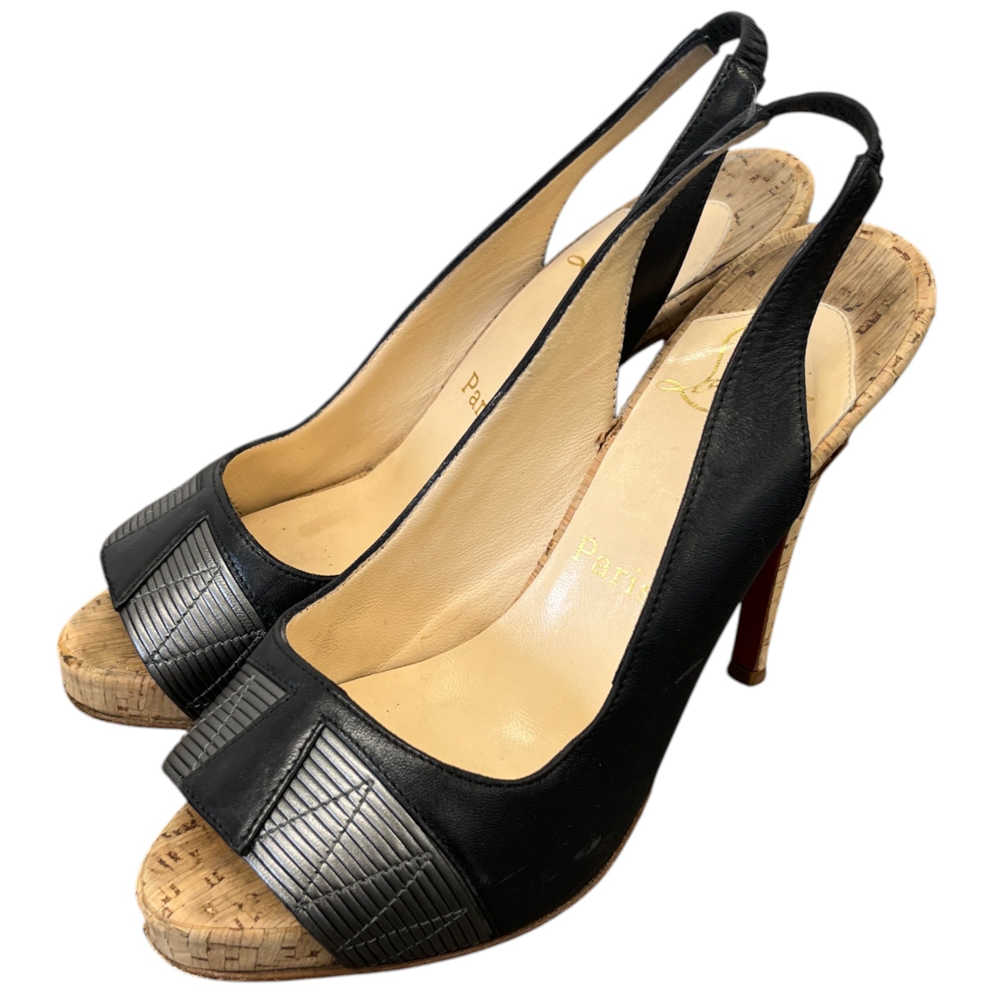 Women's Femme Moyen Empire Heels Black Size EU 36 / UK 3