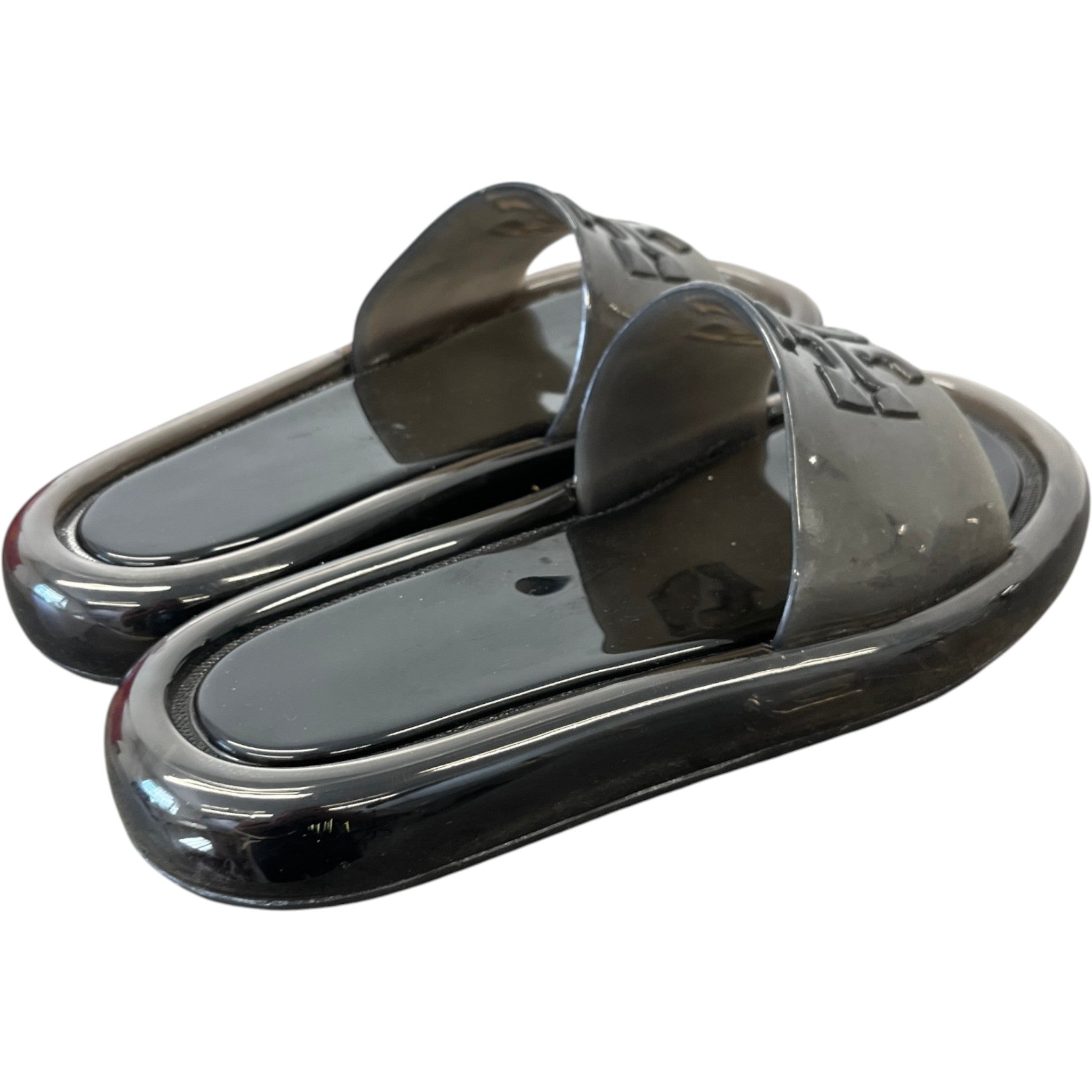 Women's Bubble Jelly Slides Black Size EU 35 / UK 2