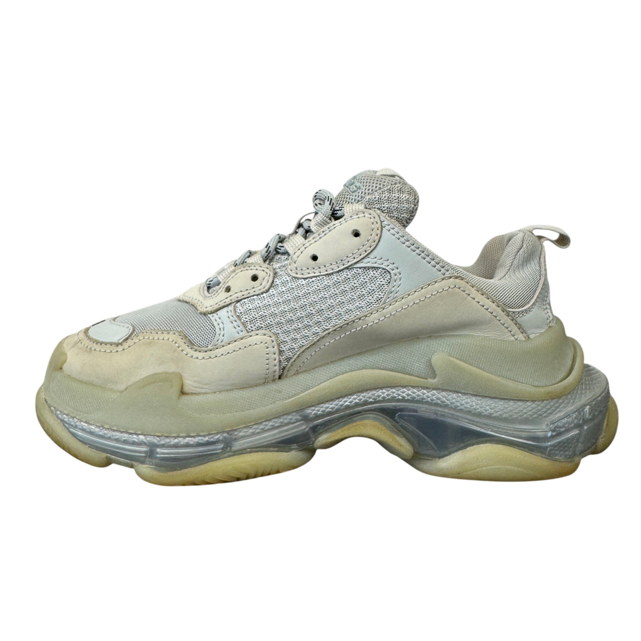 Women's Triple S Low Trainers Beige Size EU 39 / UK 6