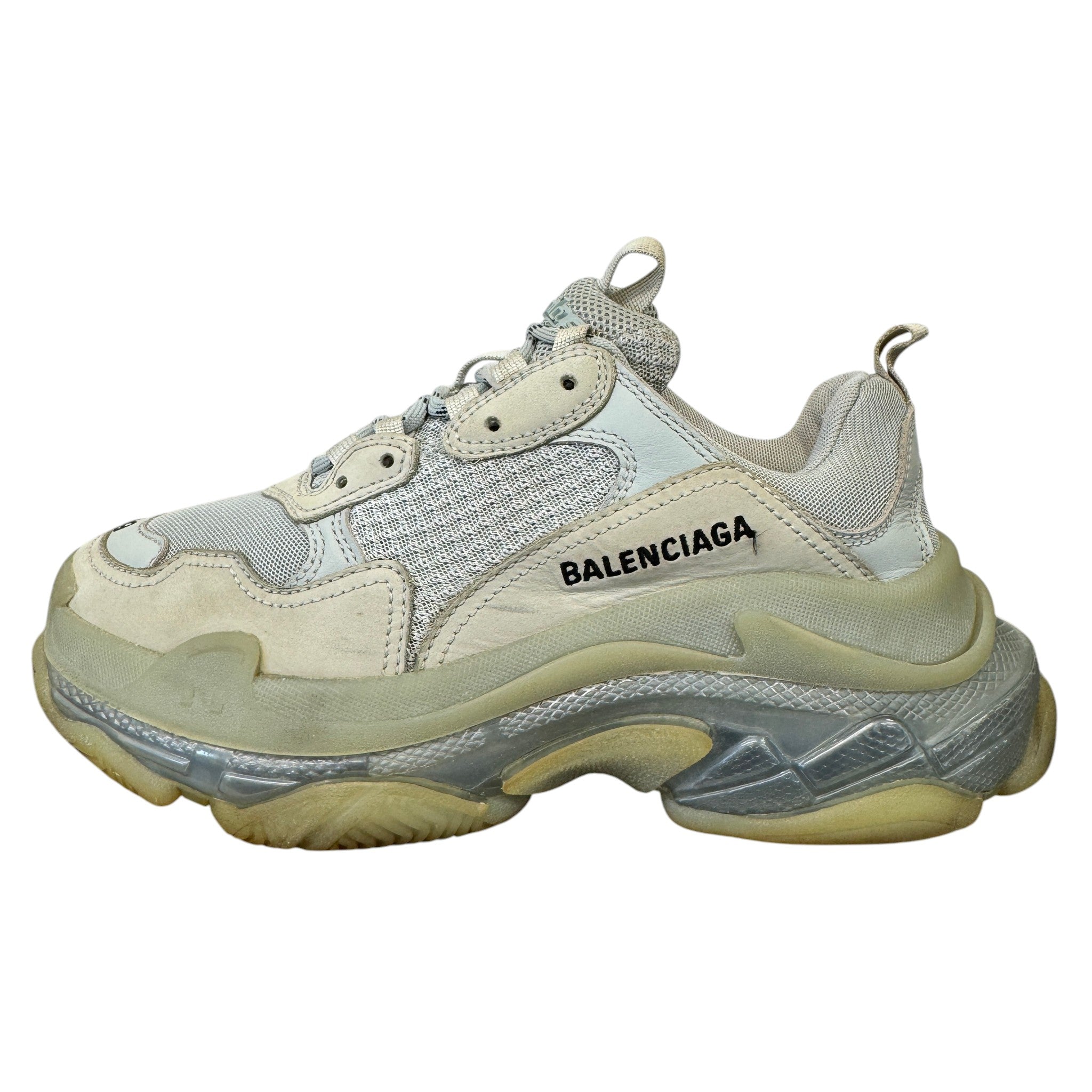 Women's Triple S Low Trainers Beige Size EU 39 / UK 6
