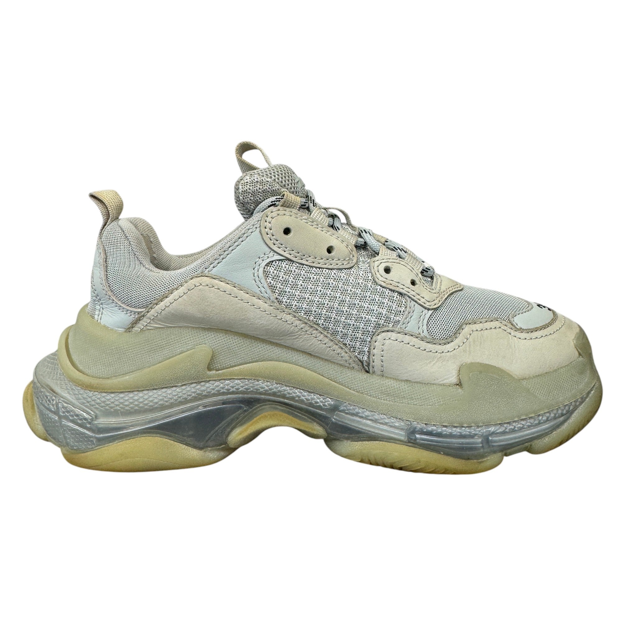 Women's Triple S Low Trainers Beige Size EU 39 / UK 6