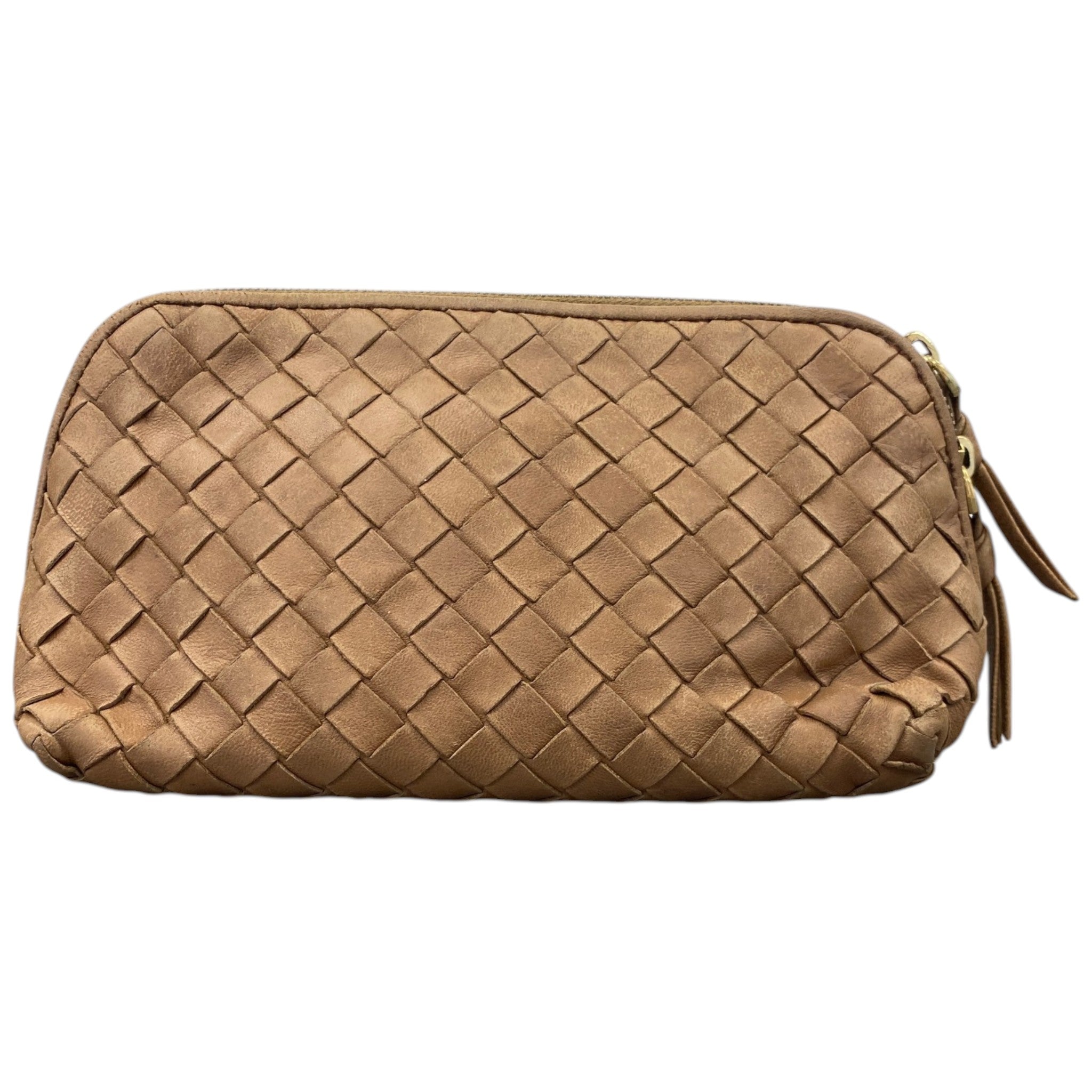 Women's Intrecciato Pouch Beige