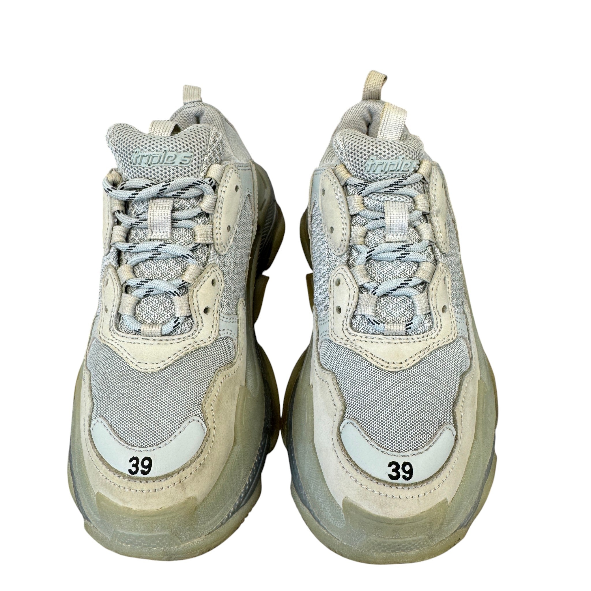 Women's Triple S Low Trainers Beige Size EU 39 / UK 6
