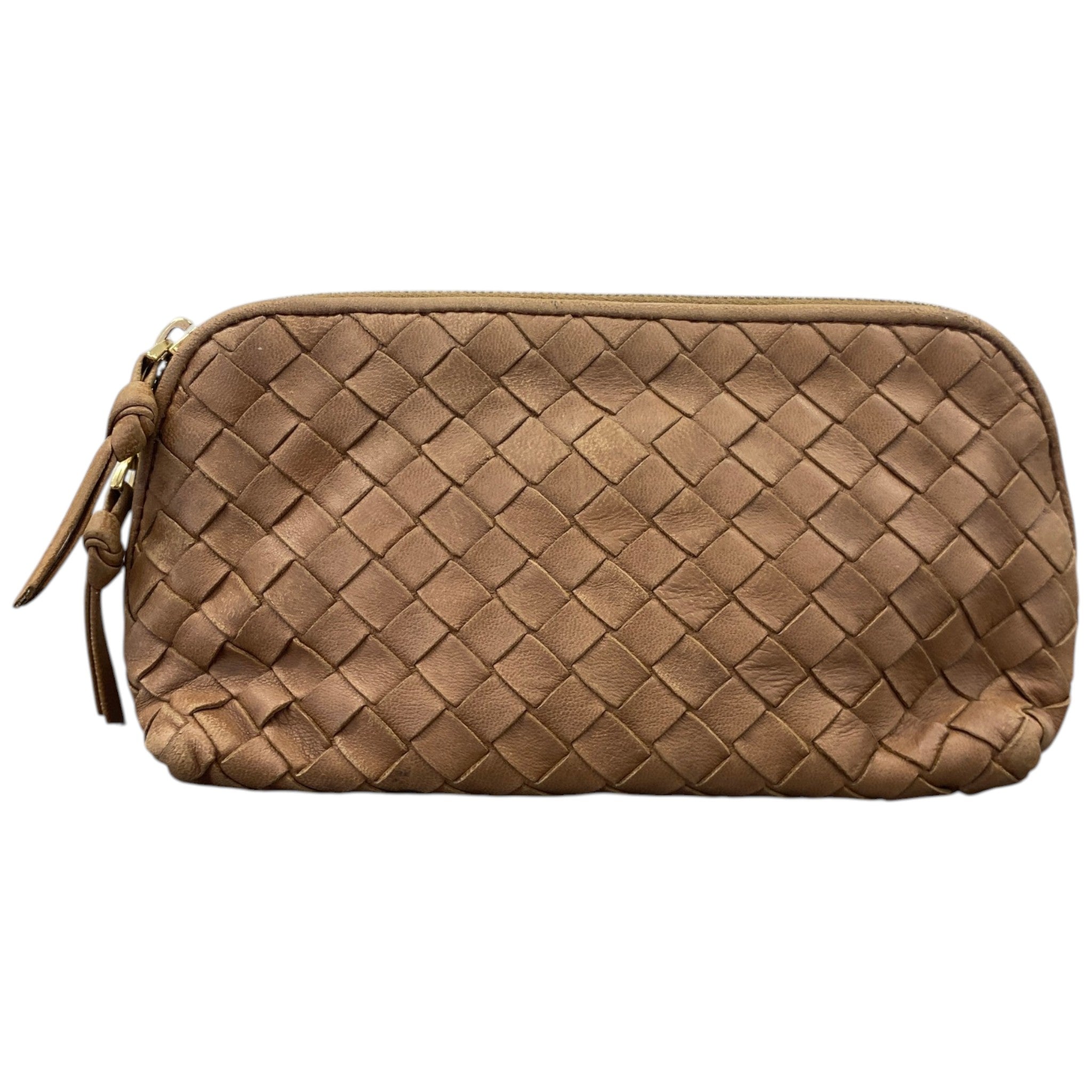 Women's Intrecciato Pouch Beige