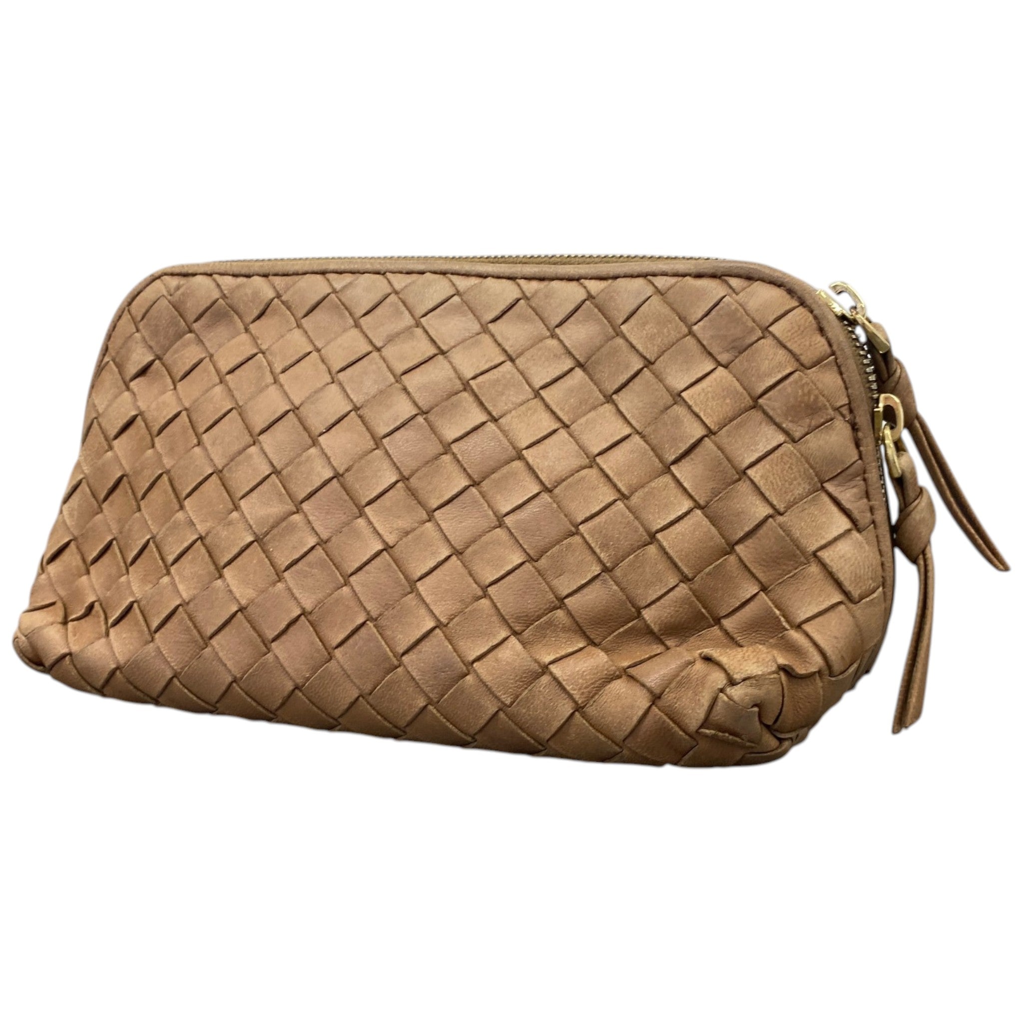 Women's Intrecciato Pouch Beige