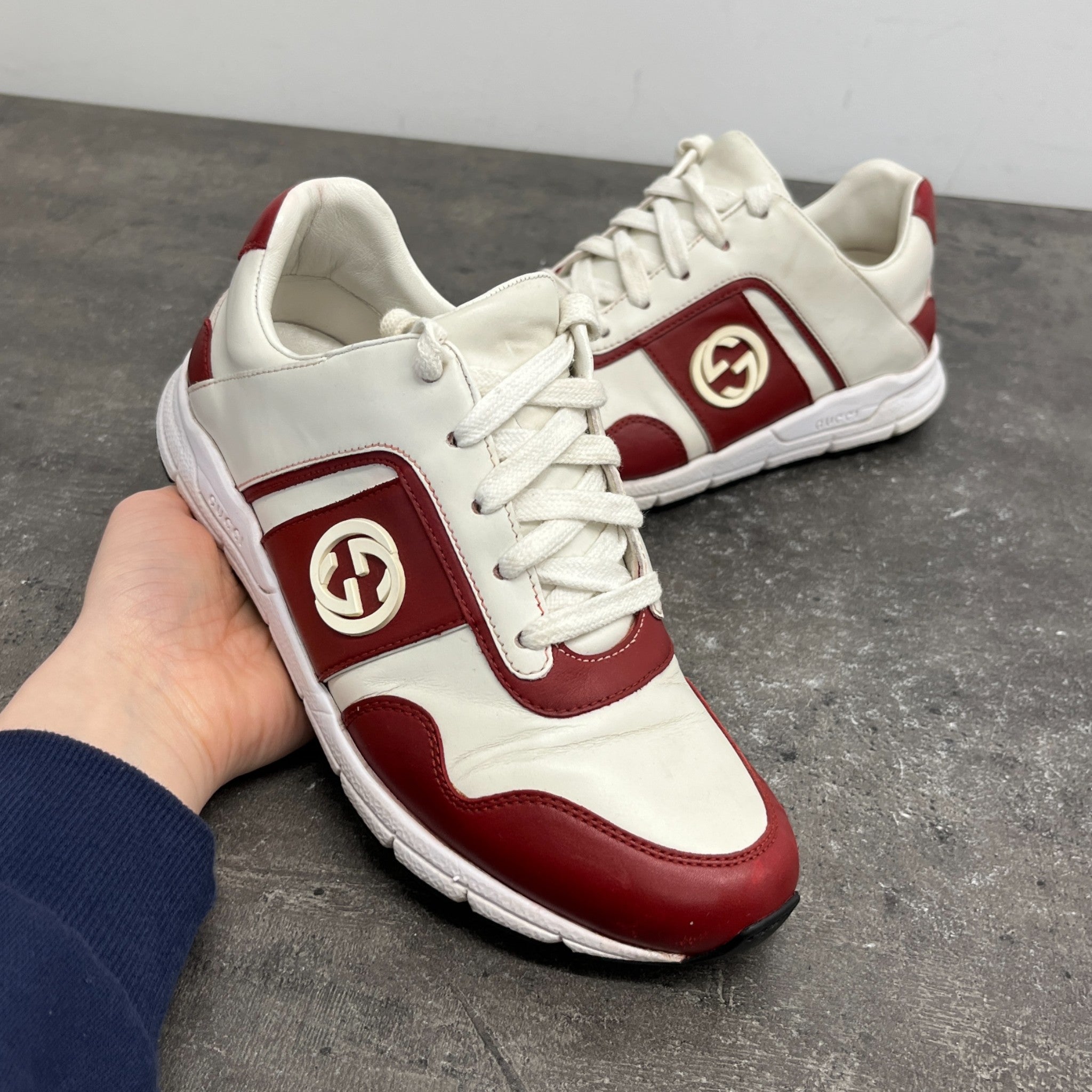 Women's Logo Low Trainers Red Size EU 36 / UK 3