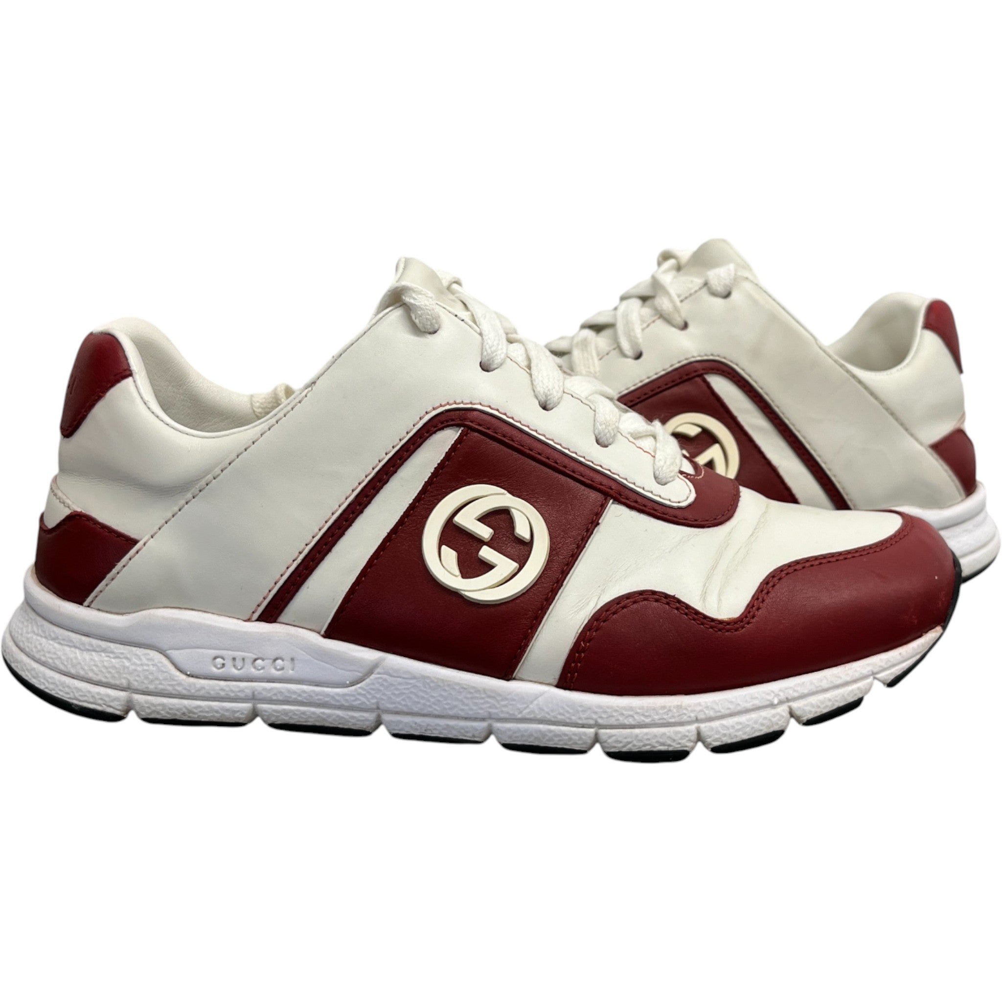 Women's Logo Low Trainers Red Size EU 36 / UK 3