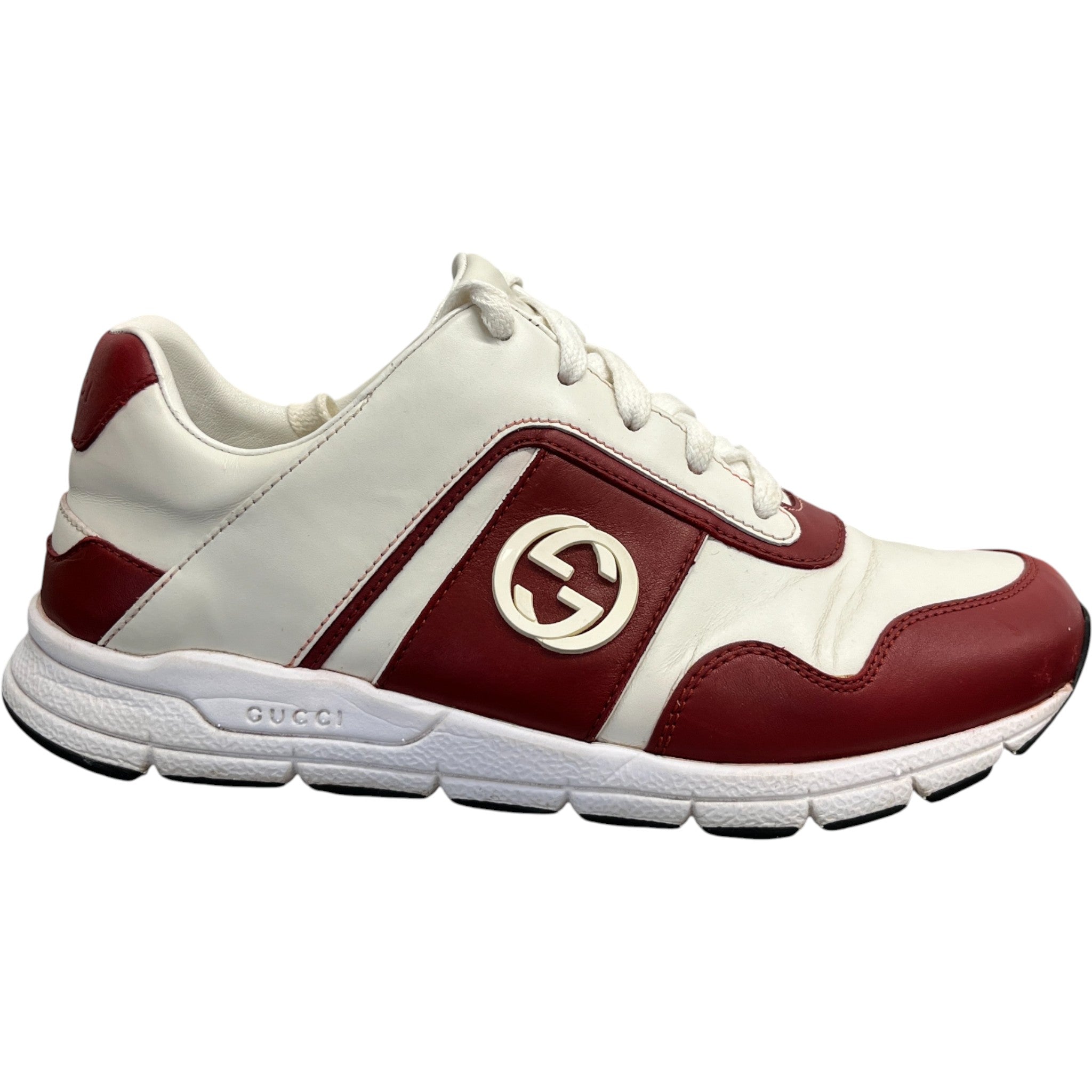Women's Logo Low Trainers Red Size EU 36 / UK 3