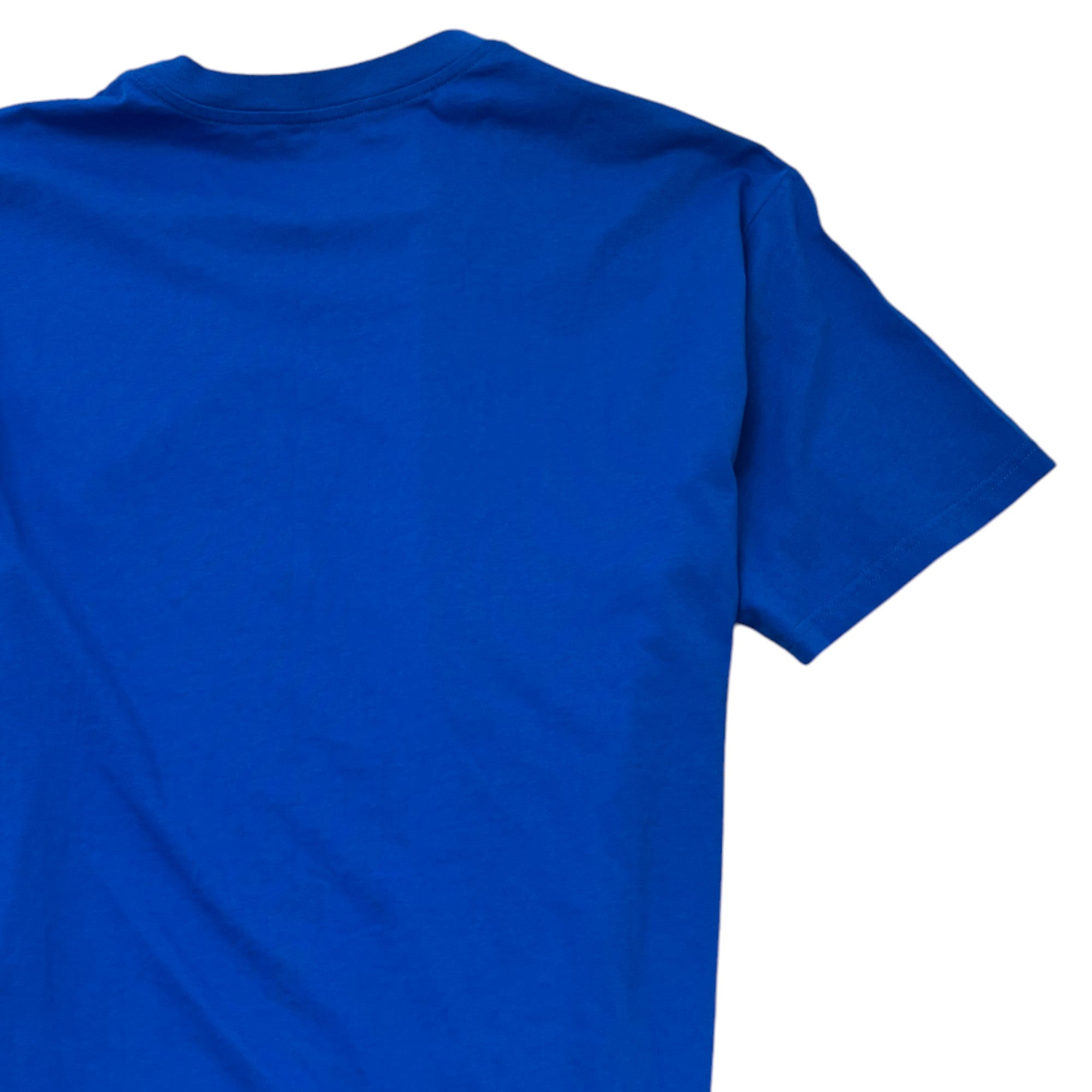 Men's Logo Print T-Shirt Blue Size M