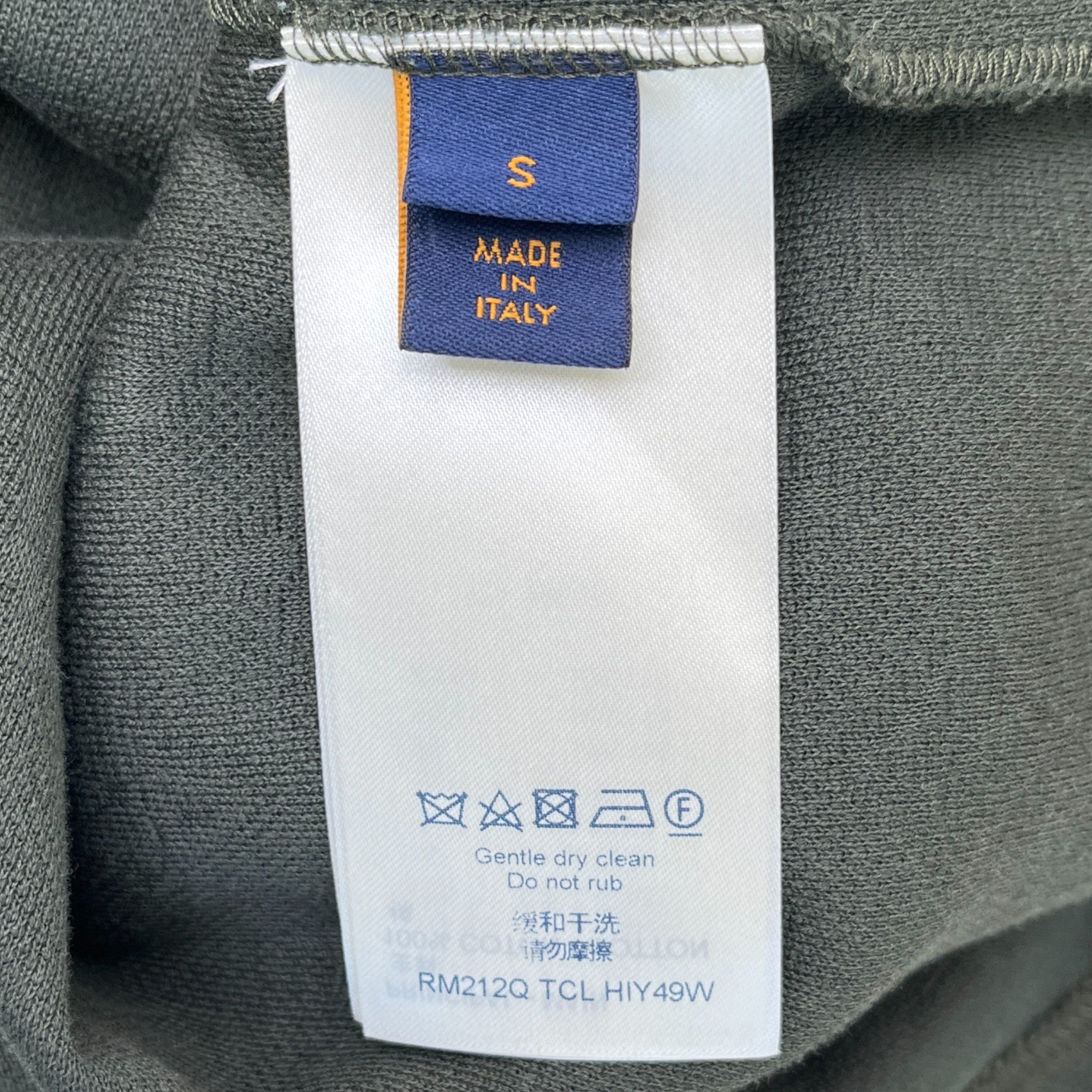 Men's Monogram Signature 3D Pocket T-Shirt Khaki Size S