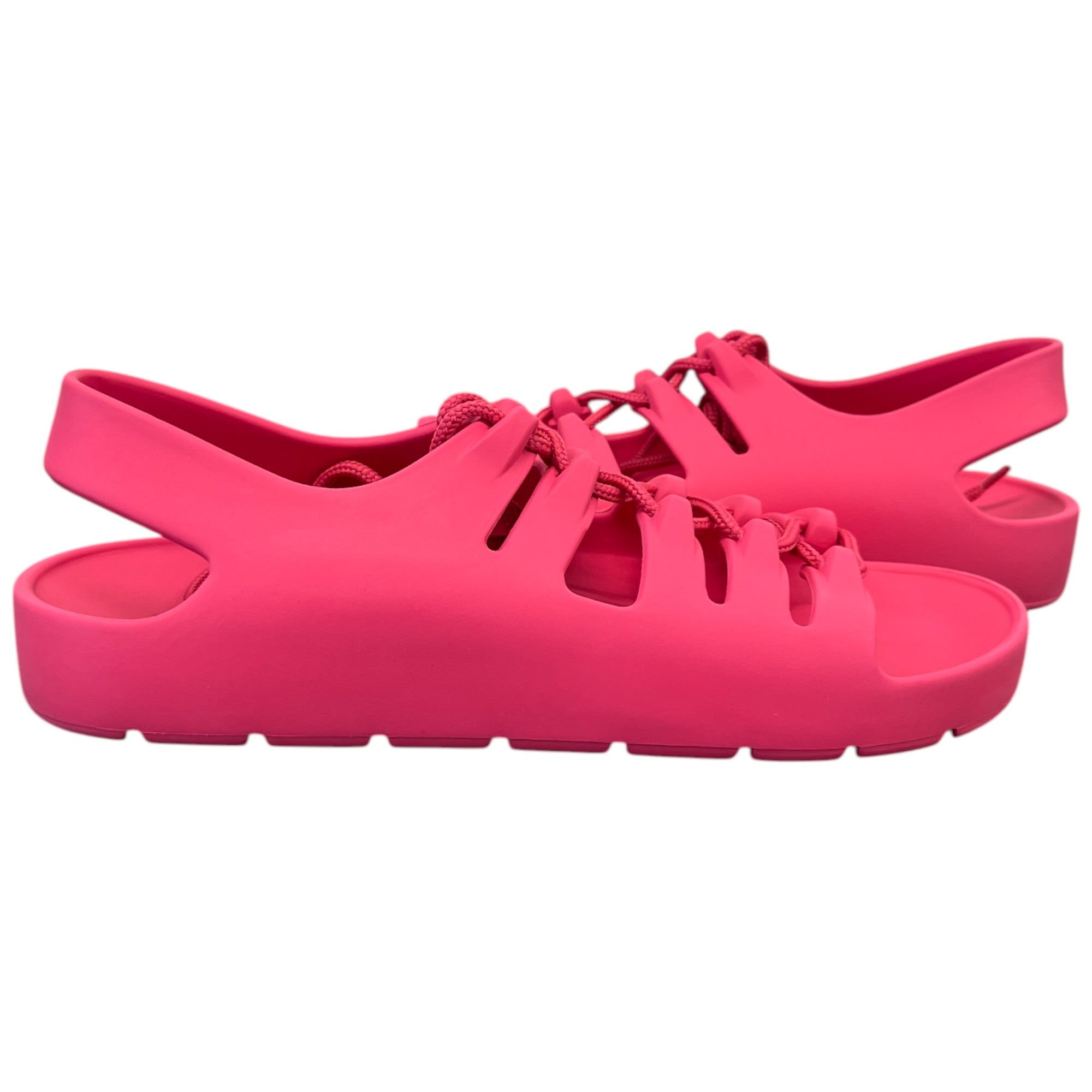 Women's Jelly Lace Slingback Slides Pink Size EU 39 / UK 6