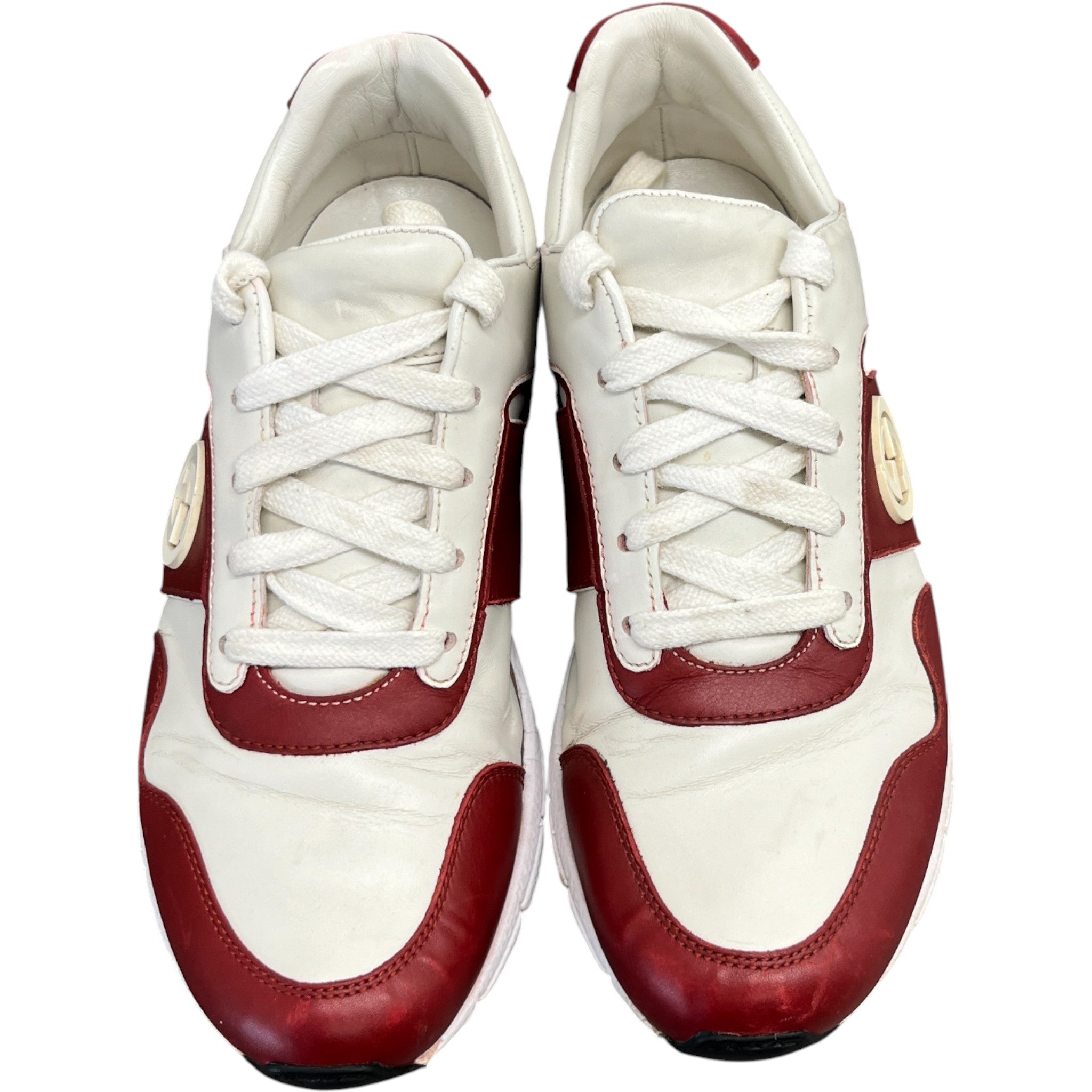 Women's Logo Low Trainers Red Size EU 36 / UK 3