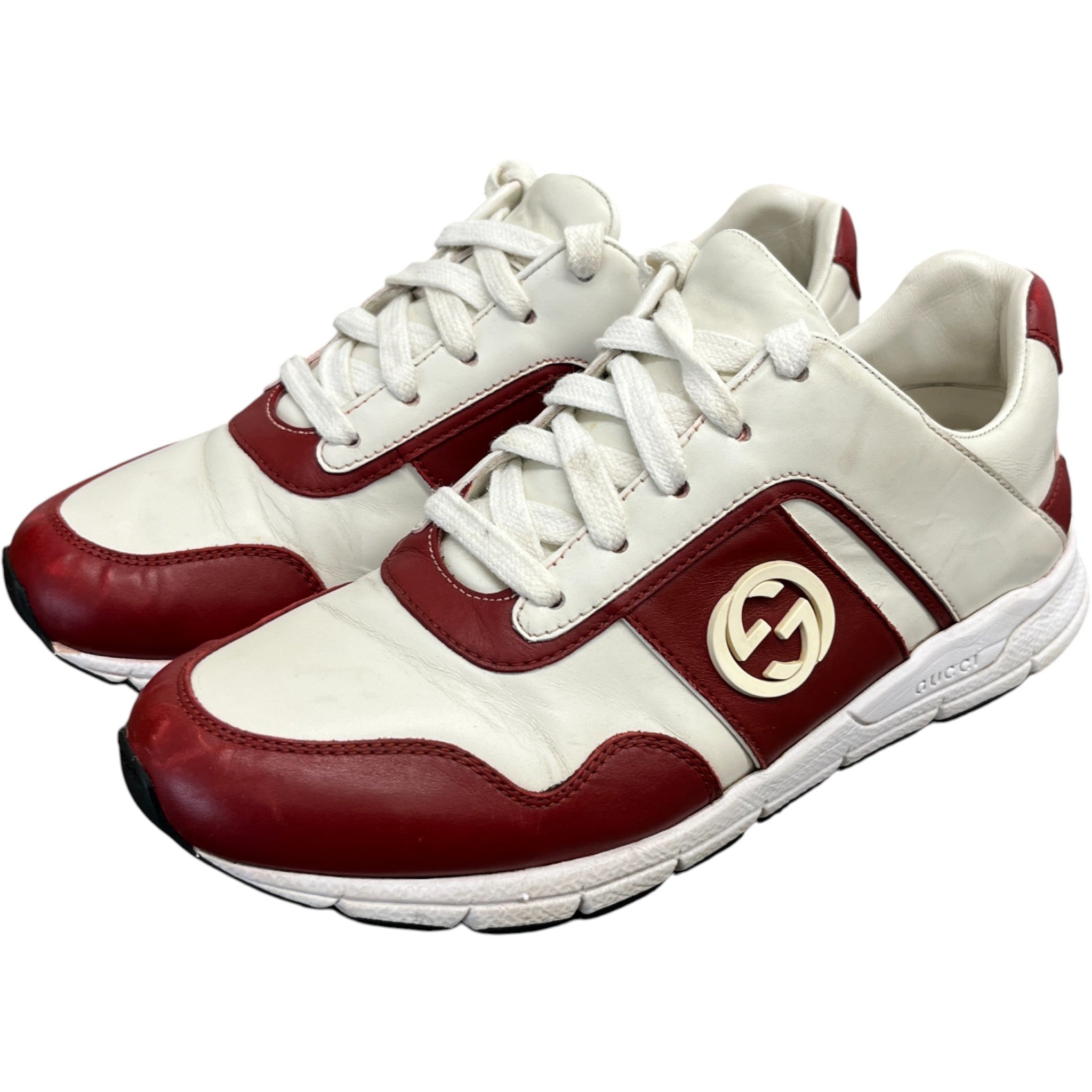 Women's Logo Low Trainers Red Size EU 36 / UK 3