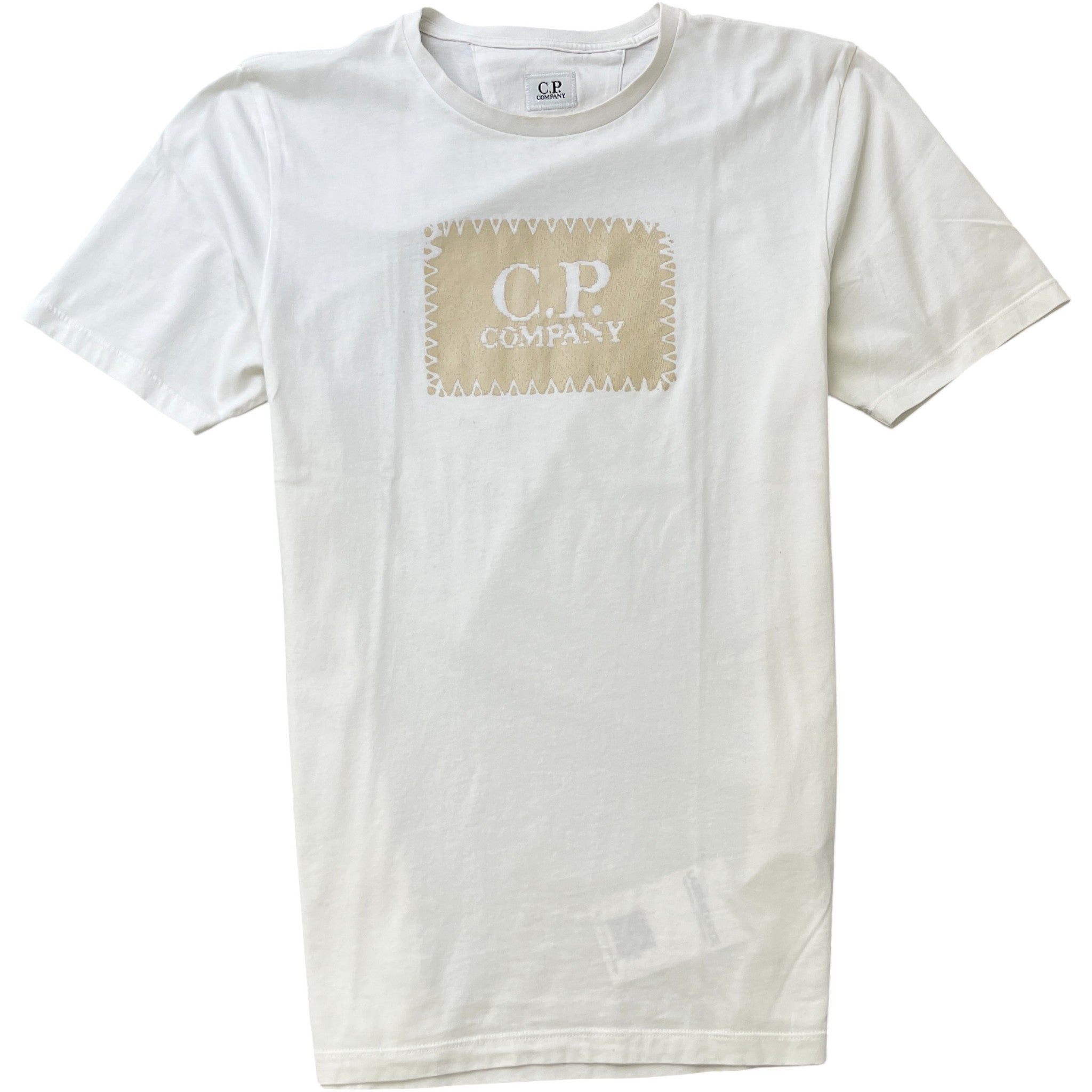 Men's Logo Print T-Shirt White Size S