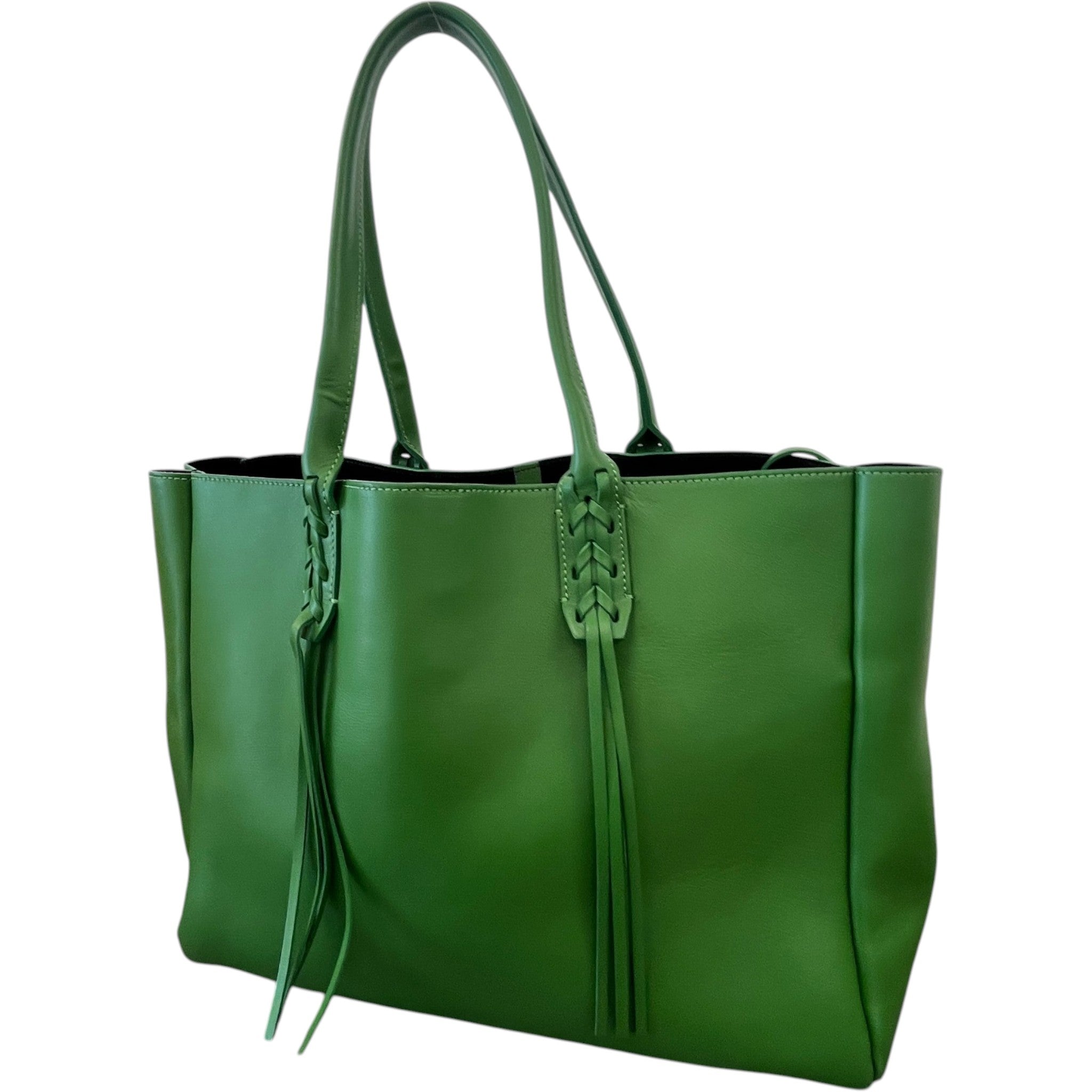Women's Logo Tassle Tote Bag Green