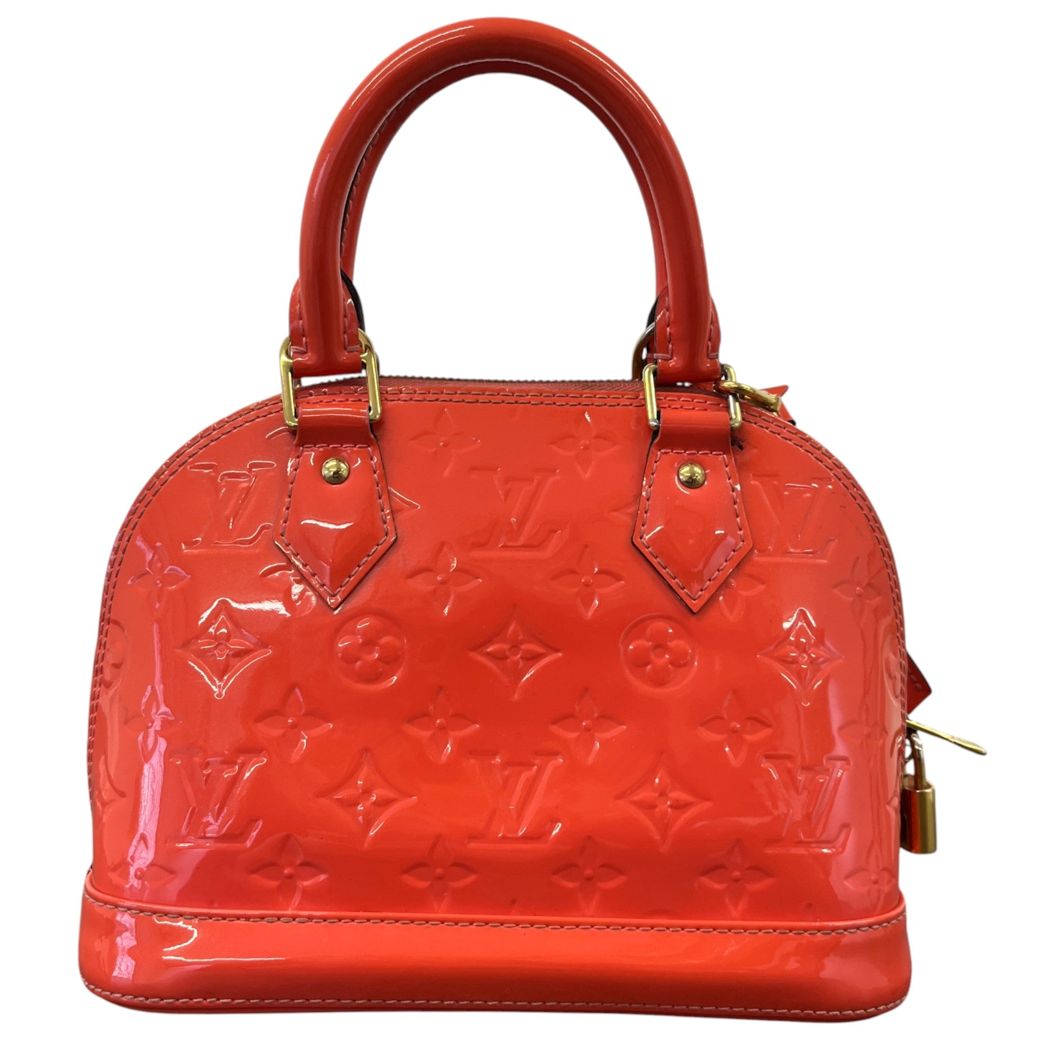Women's Vernis Leather Alma Bb Bag Orange