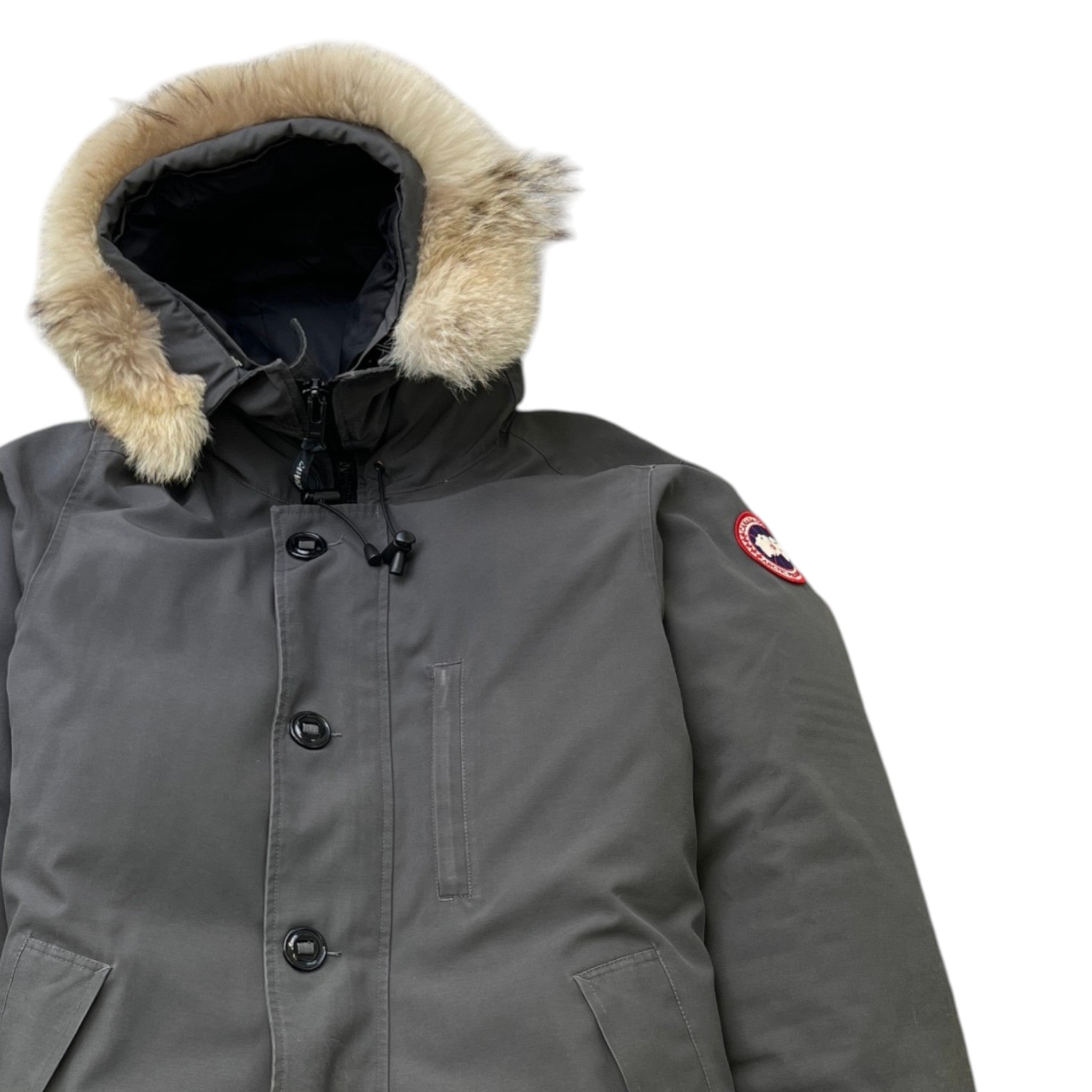 Men's Chateau Down Jacket Grey Size M