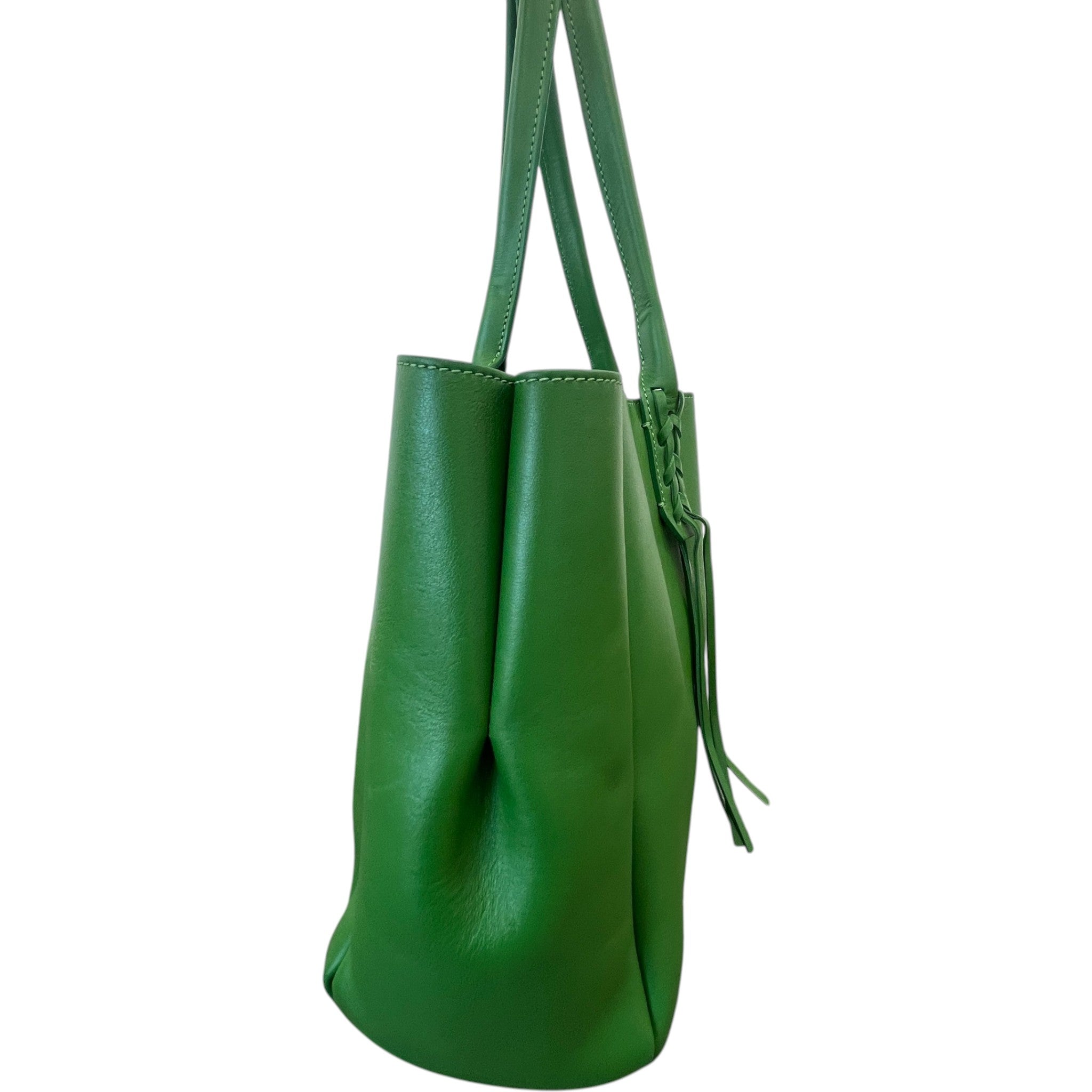 Women's Logo Tassle Tote Bag Green