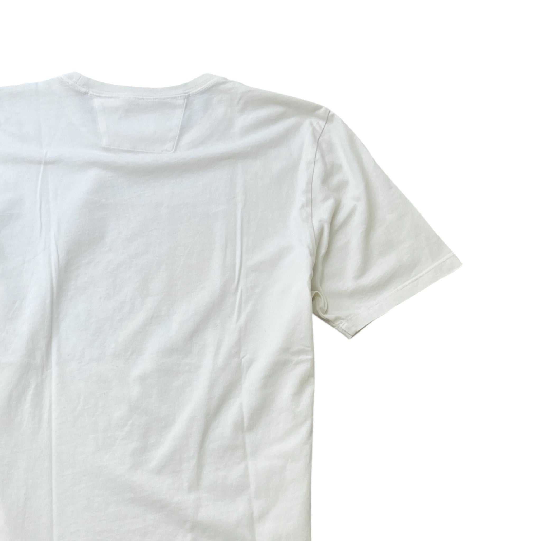 Men's Logo Print T-Shirt White Size S