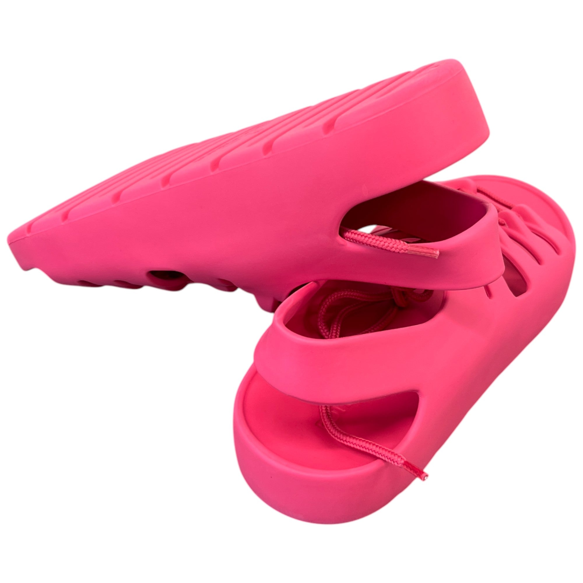 Women's Jelly Lace Slingback Slides Pink Size EU 39 / UK 6