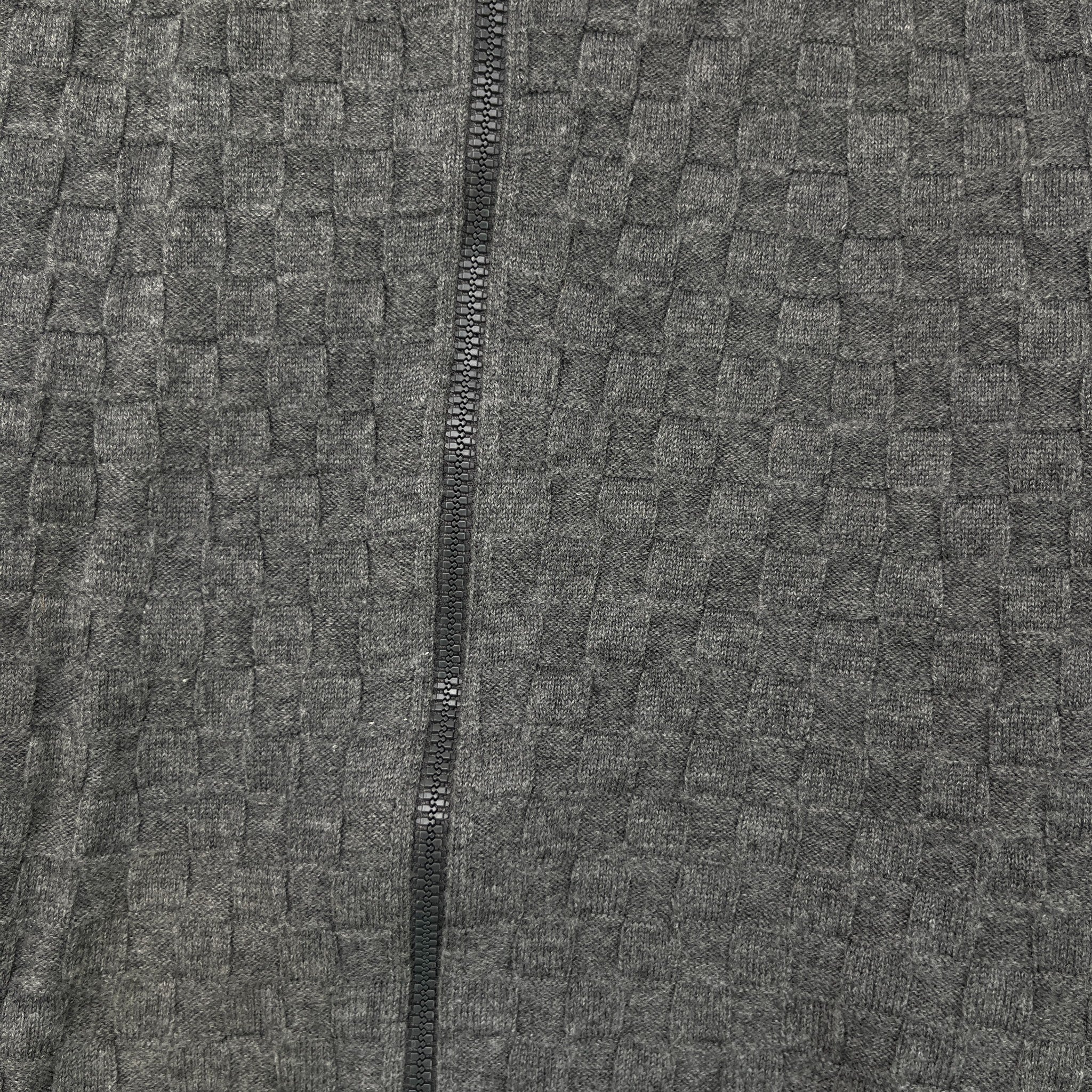 Men's Damier Cardigan Grey Size L