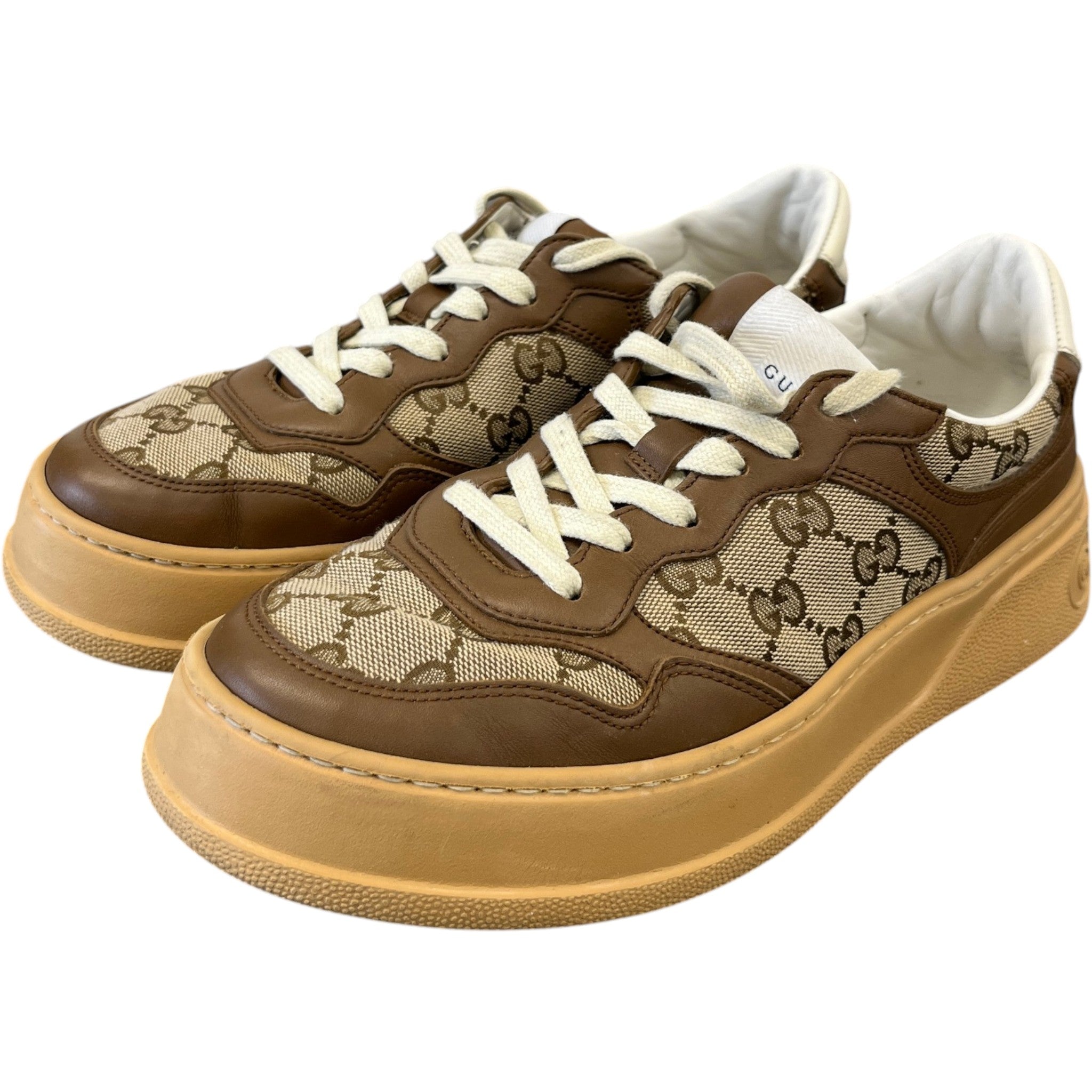 Women's Gg Low Trainers Brown Size EU 39 / UK 6