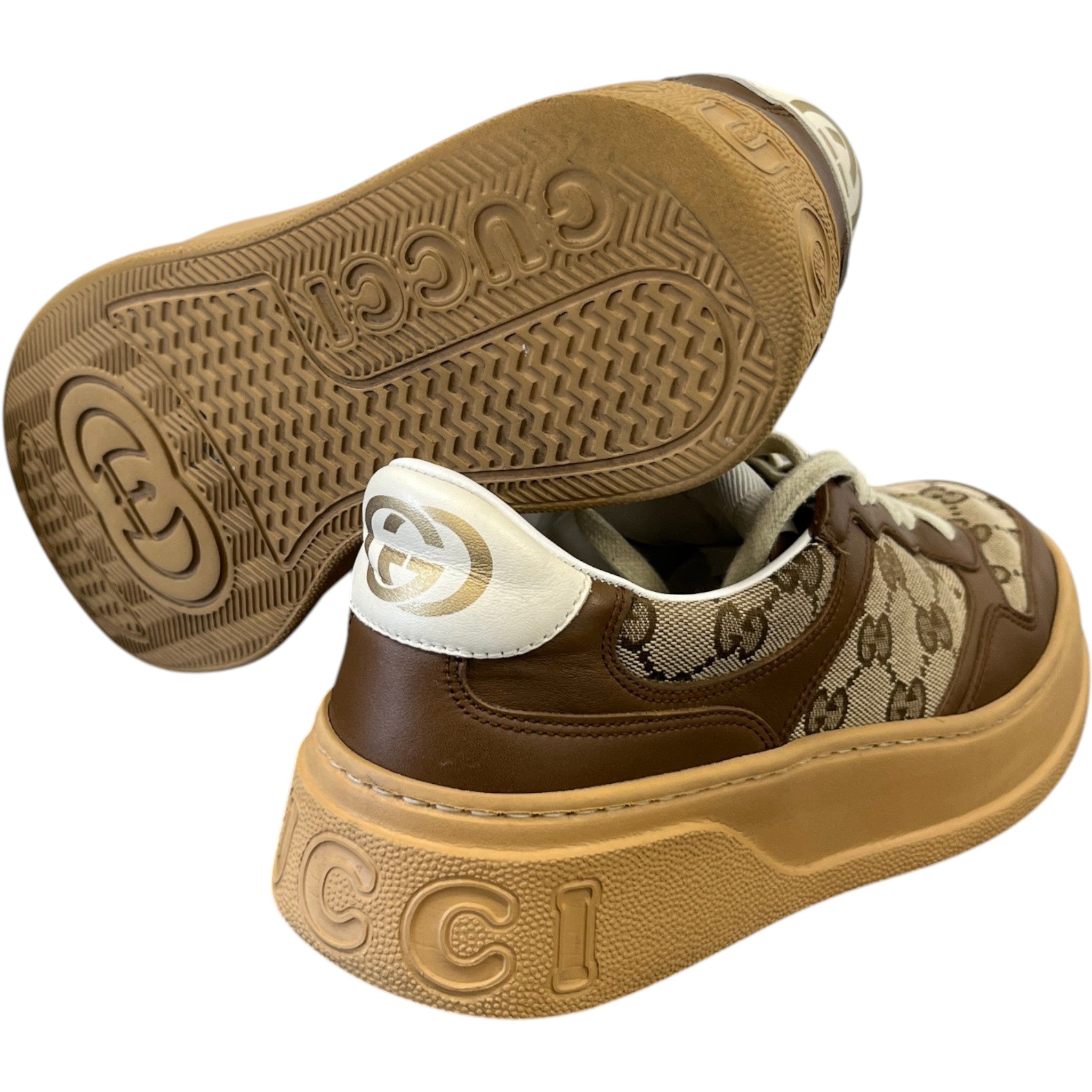 Women's Gg Low Trainers Brown Size EU 39 / UK 6
