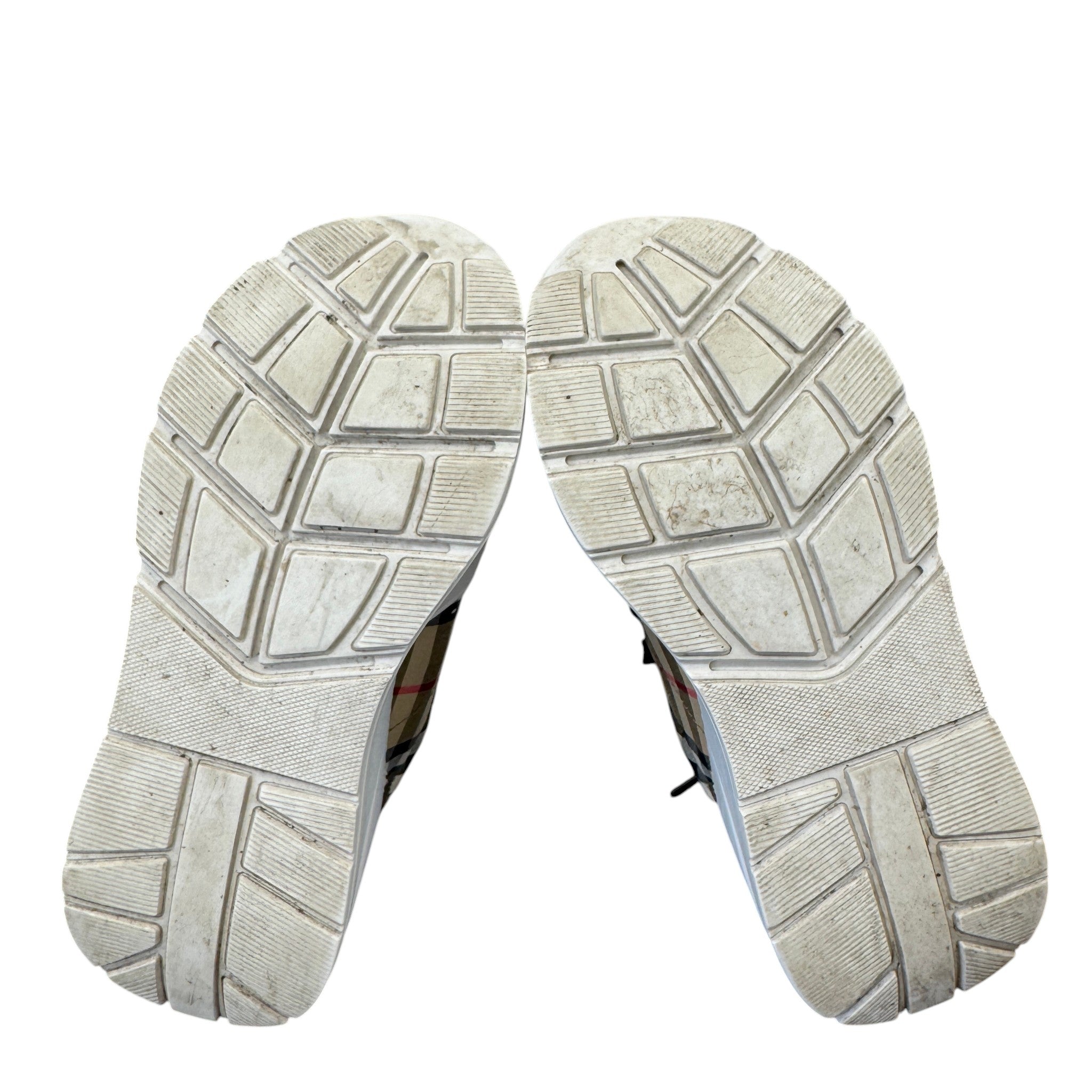 Women's Checkered Regis Low Trainers Beige Size EU 36 / UK 3