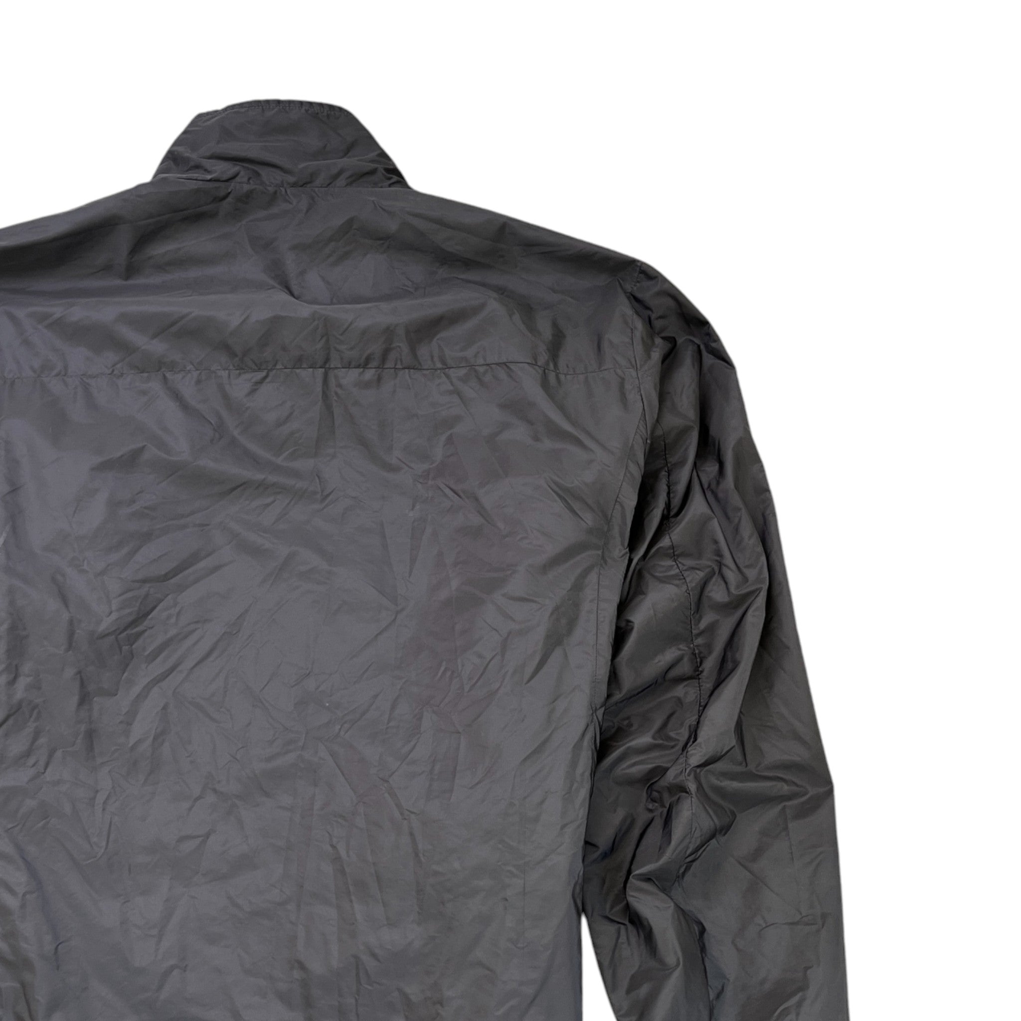 Men's Plaque Logo Reversible Windbreaker Blue Size IT 54 / XXL